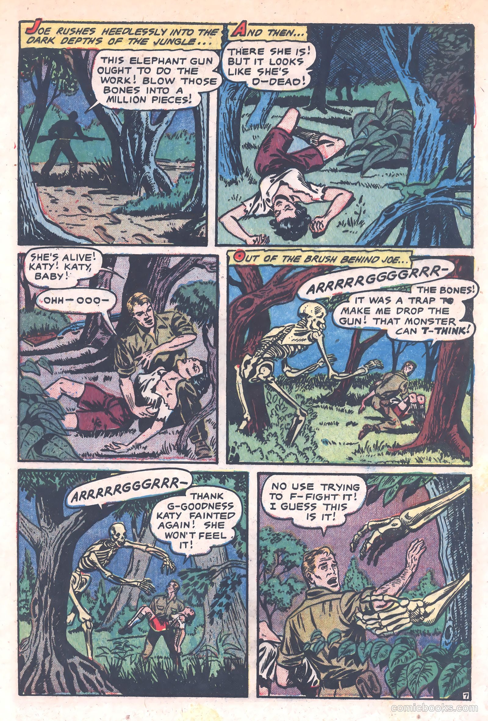 Haunted Thrills #4 (1952) — page 9 of 36