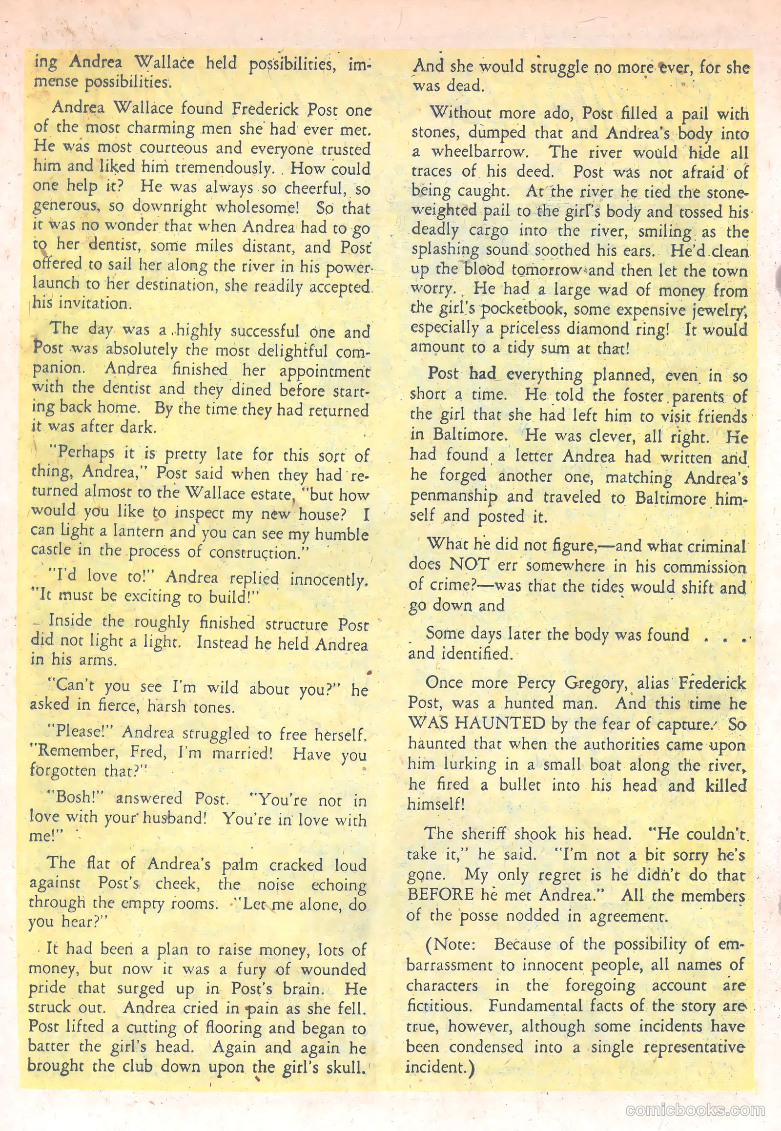 Haunted Thrills #4 (1952) — page 18 of 36