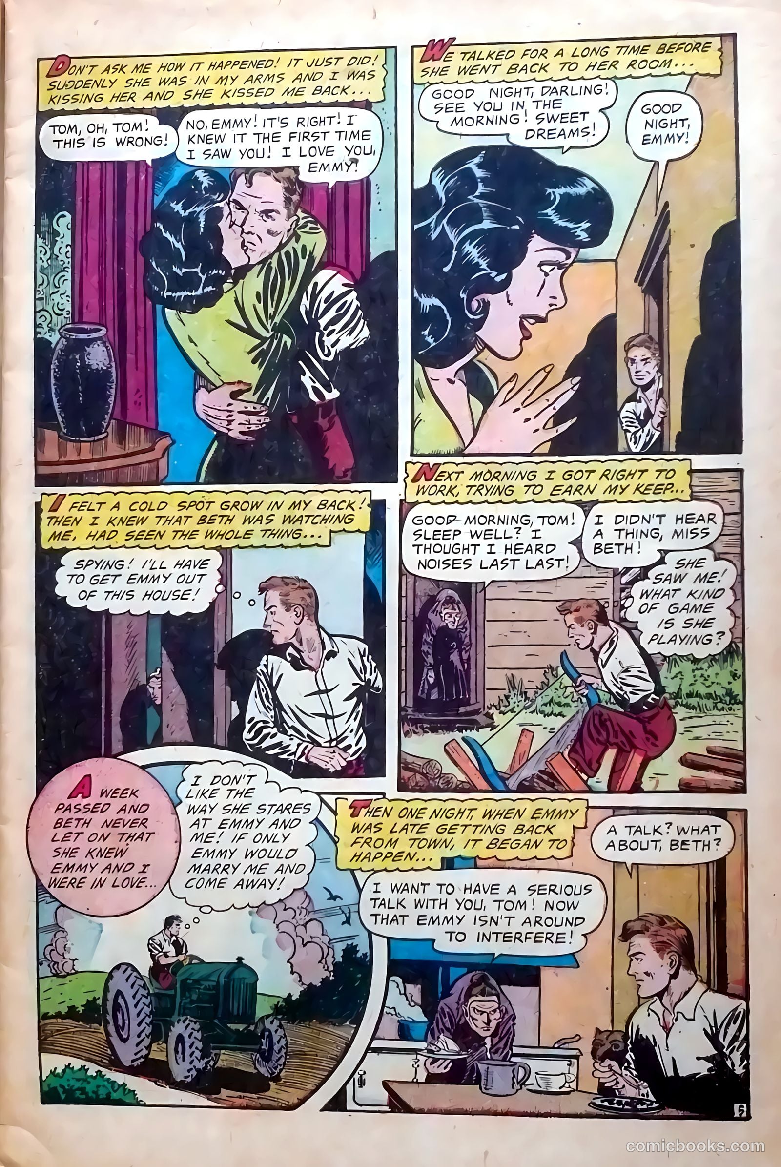 Haunted Thrills #7 (1953) — page 7 of 36