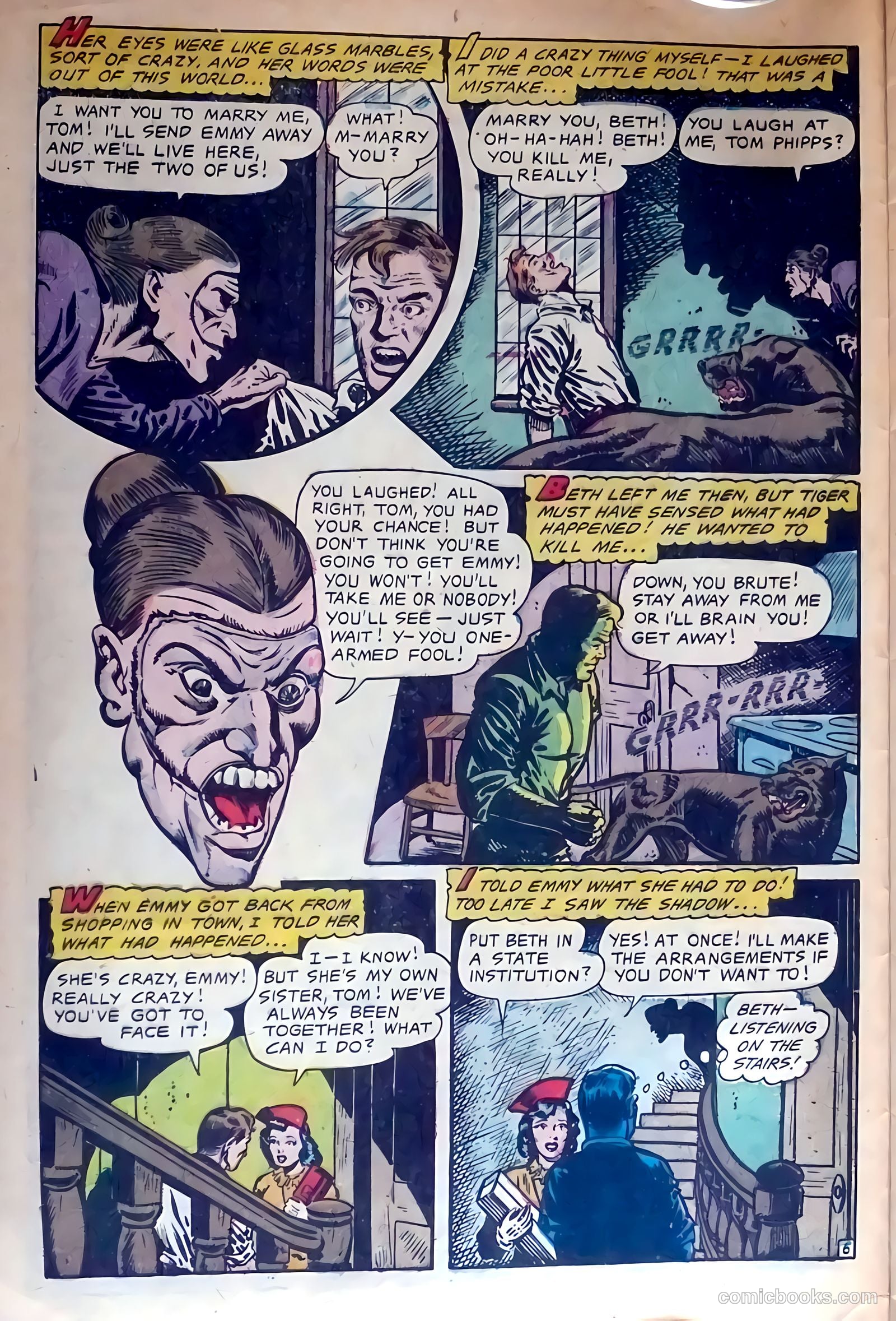 Haunted Thrills #7 (1953) — page 8 of 36