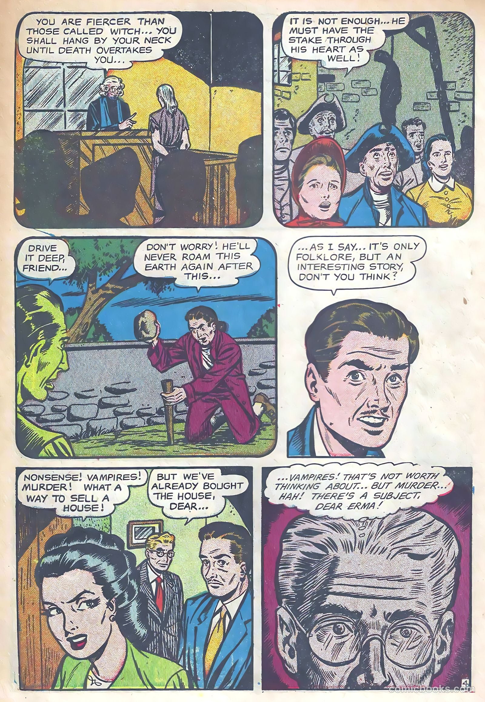 Haunted Thrills #8 (1953) — page 6 of 36