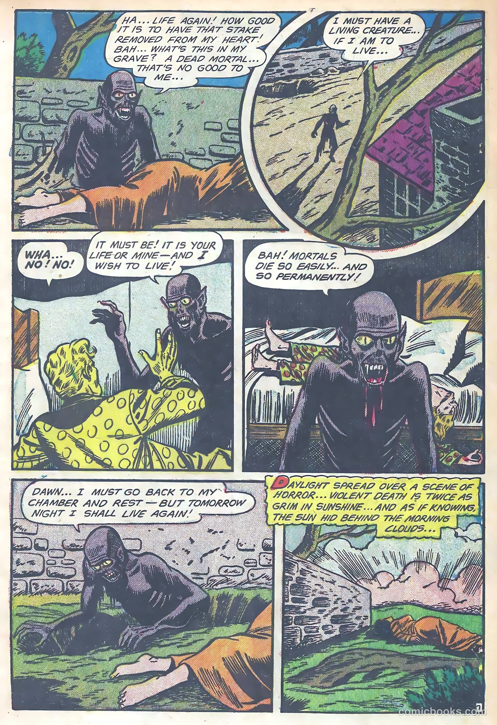 Haunted Thrills #8 (1953) — page 9 of 36