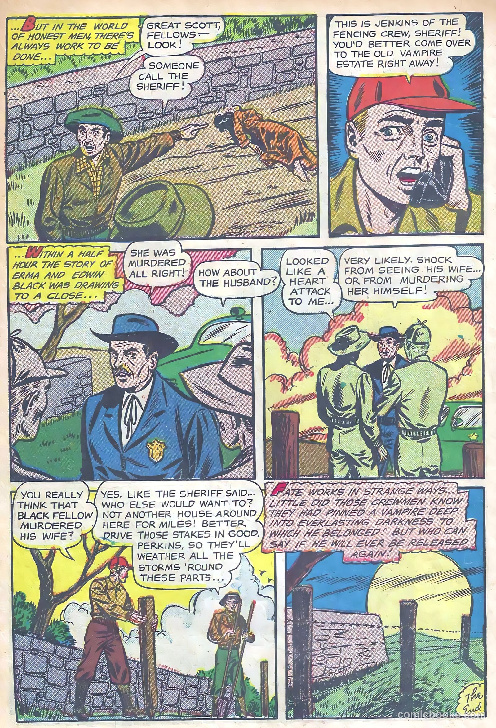 Haunted Thrills #8 (1953) — page 10 of 36