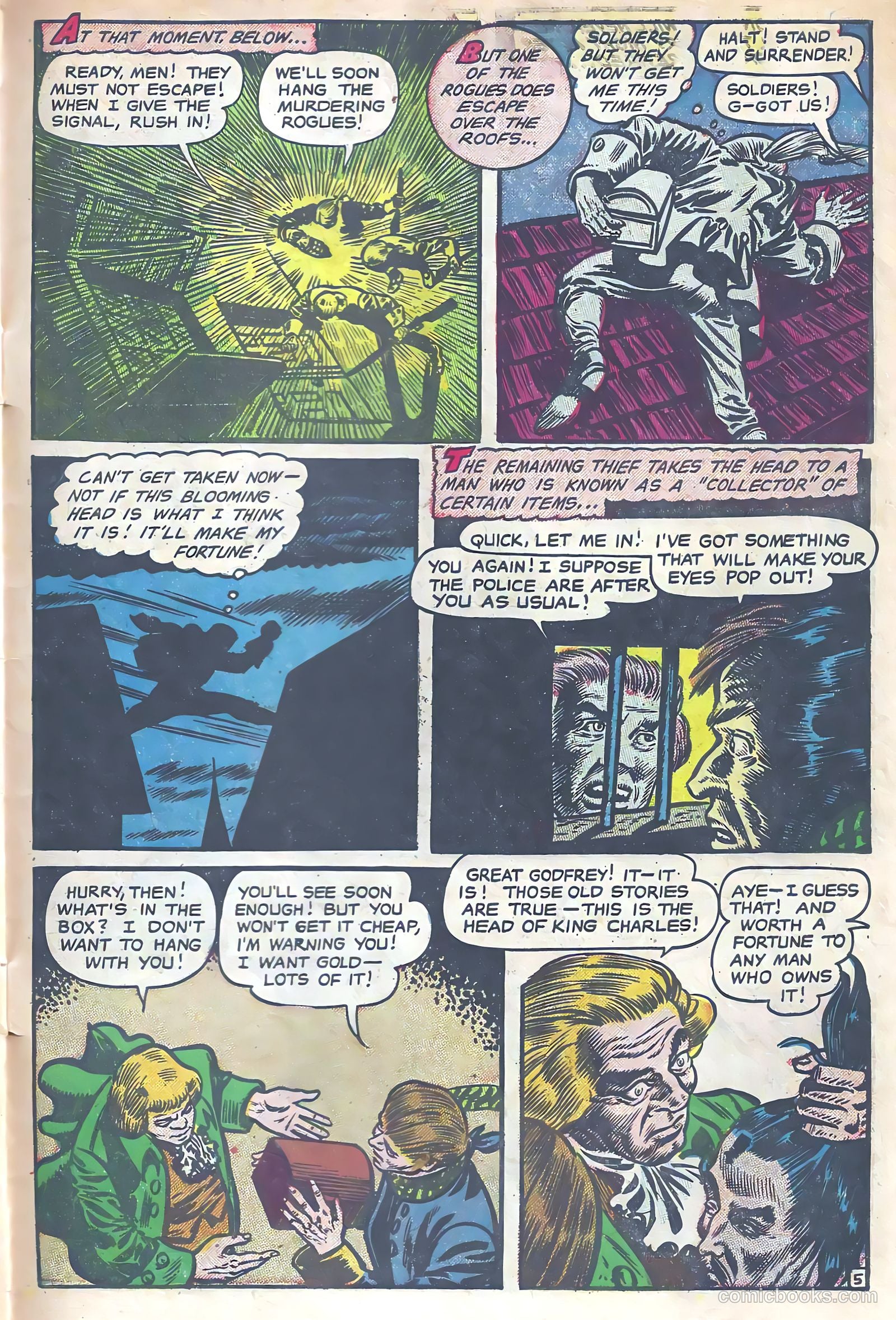 Haunted Thrills #8 (1953) — page 31 of 36