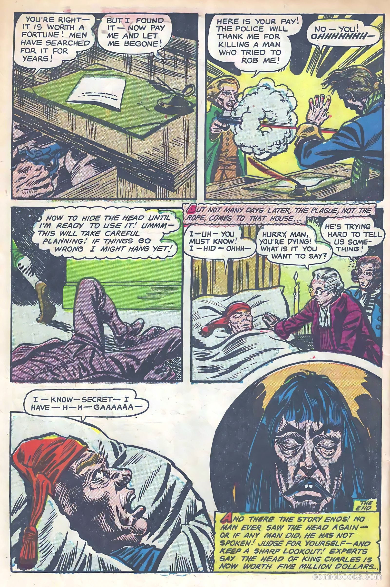 Haunted Thrills #8 (1953) — page 32 of 36