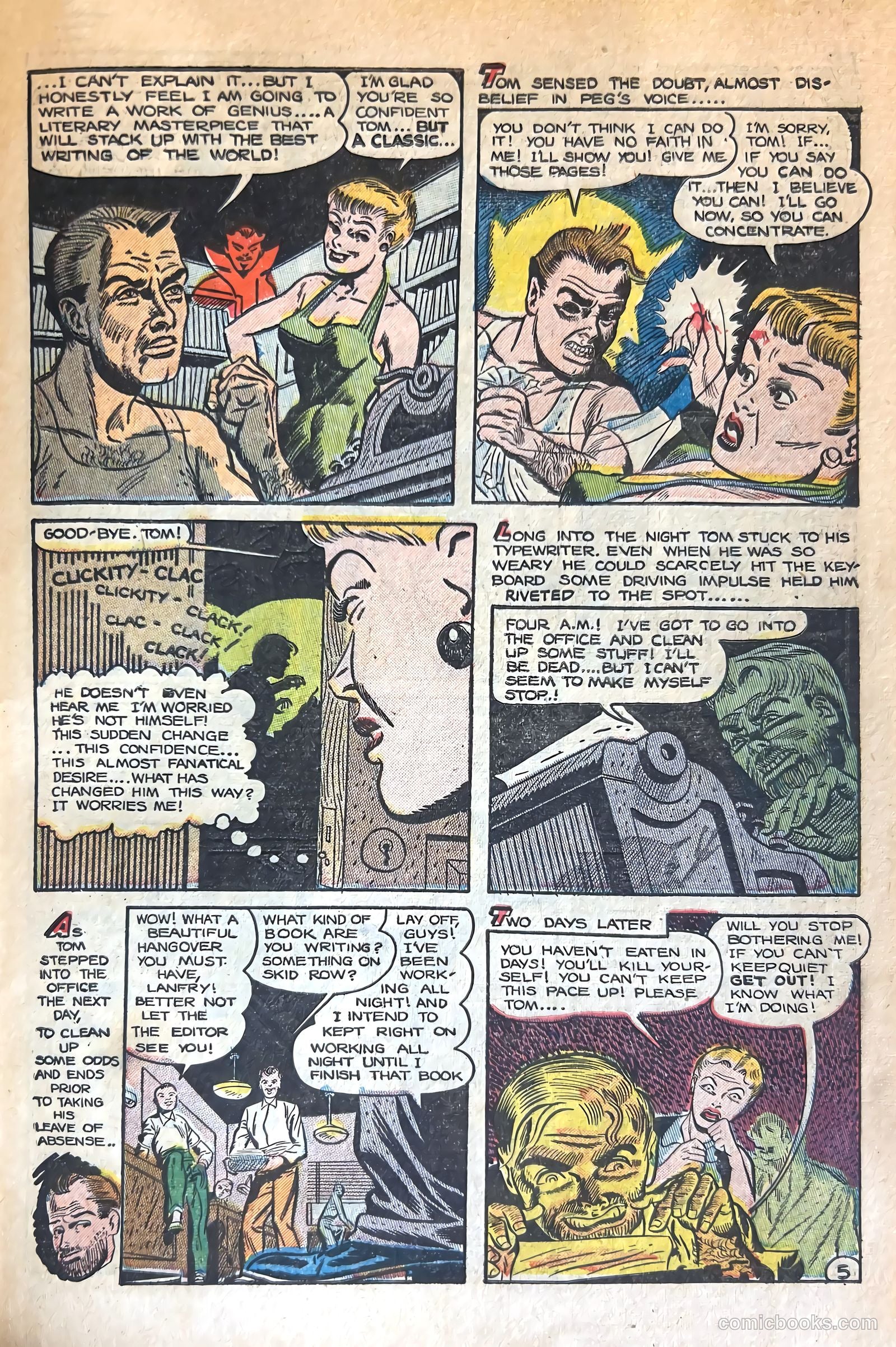 Haunted Thrills #9 (1953) — page 30 of 35