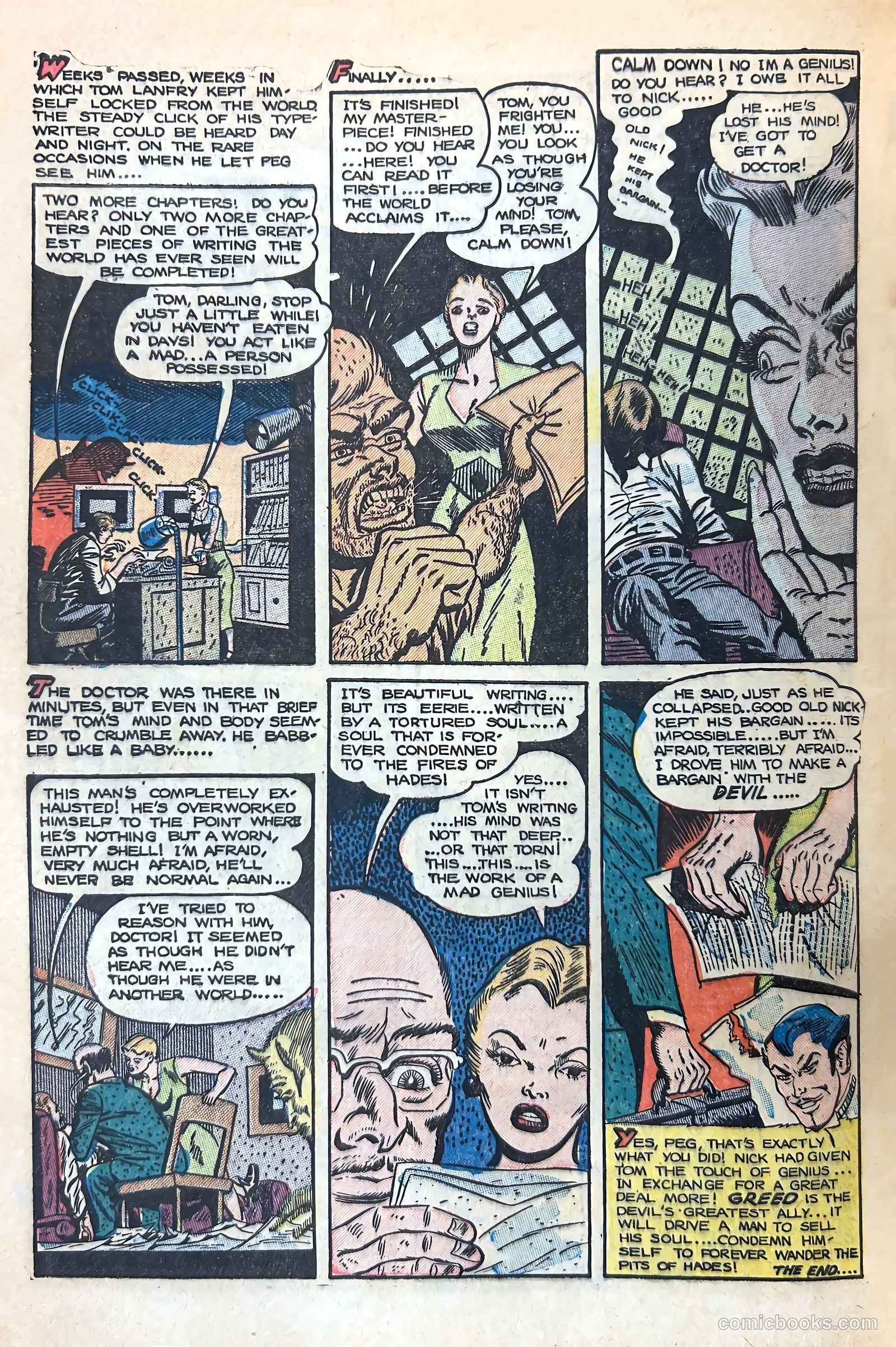 Haunted Thrills #9 (1953) — page 31 of 35