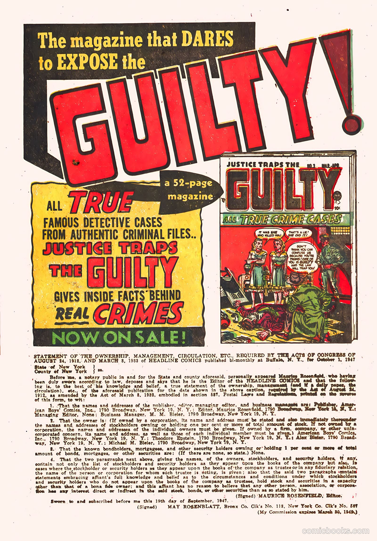 Headline Comics #29 (1948) — page 33 of 53