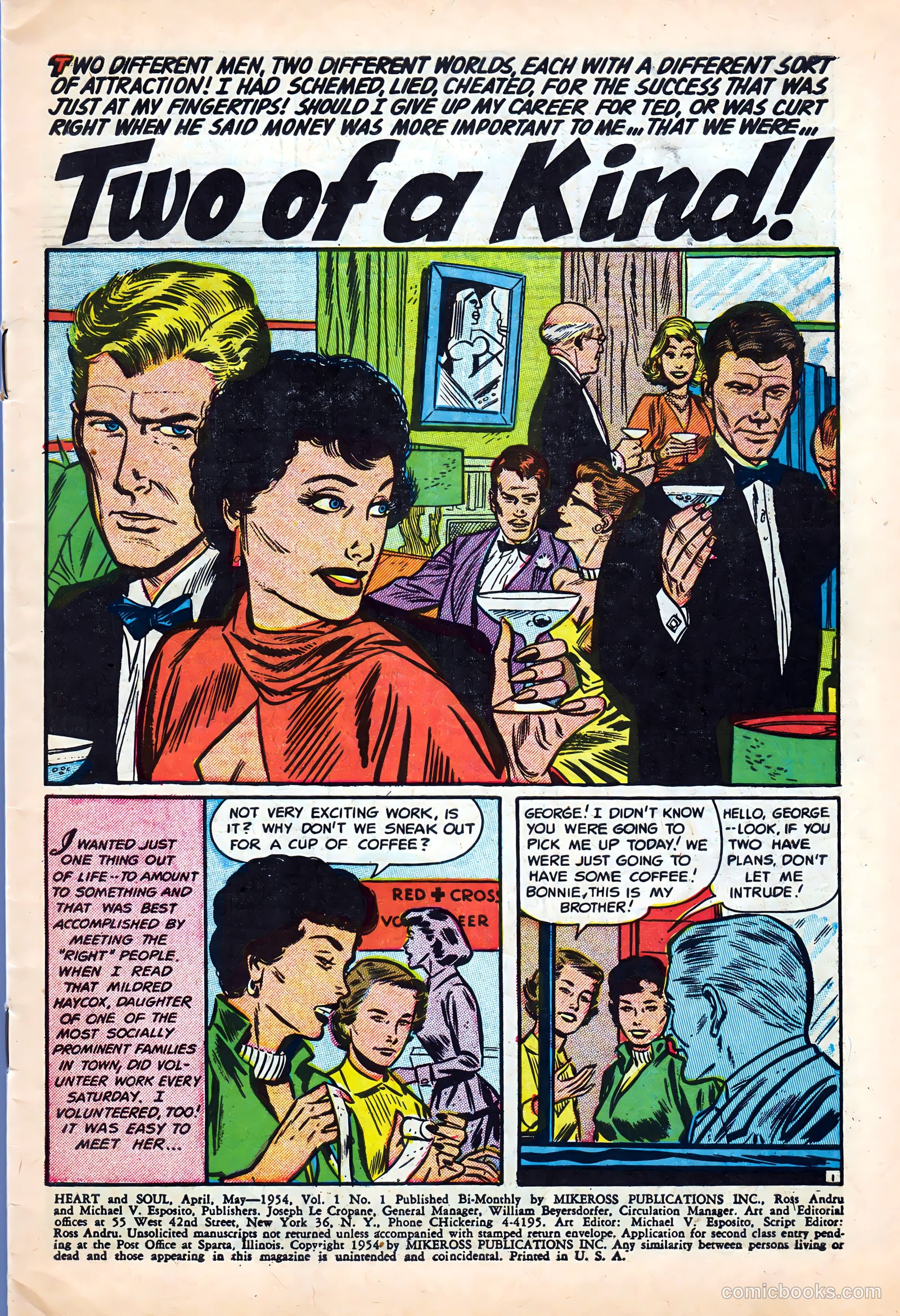 Heart and Soul #1 (1954) — page 3 of 36