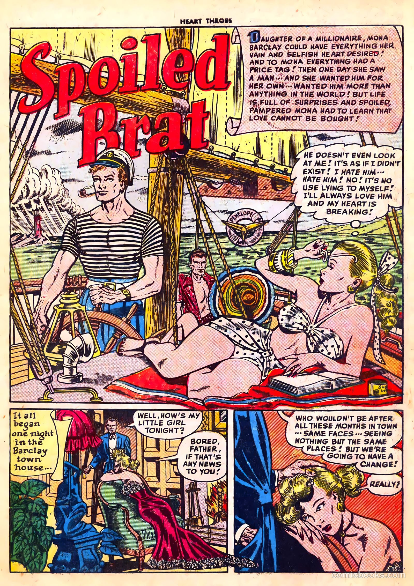 Heart Throbs #1 (1949) — page 3 of 36