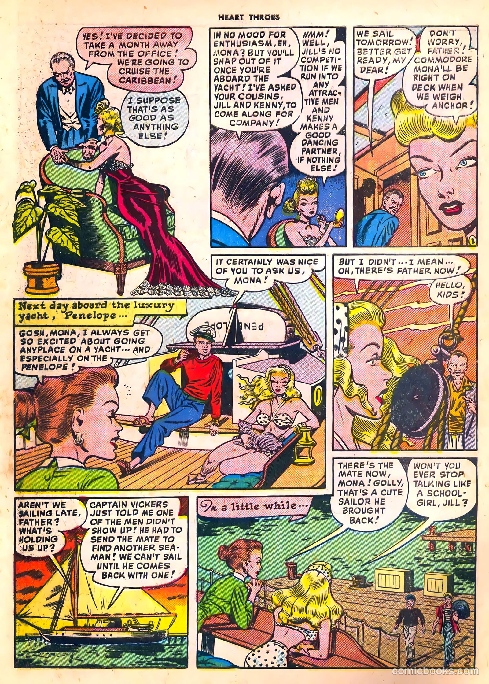 Heart Throbs #1 (1949) — page 4 of 36
