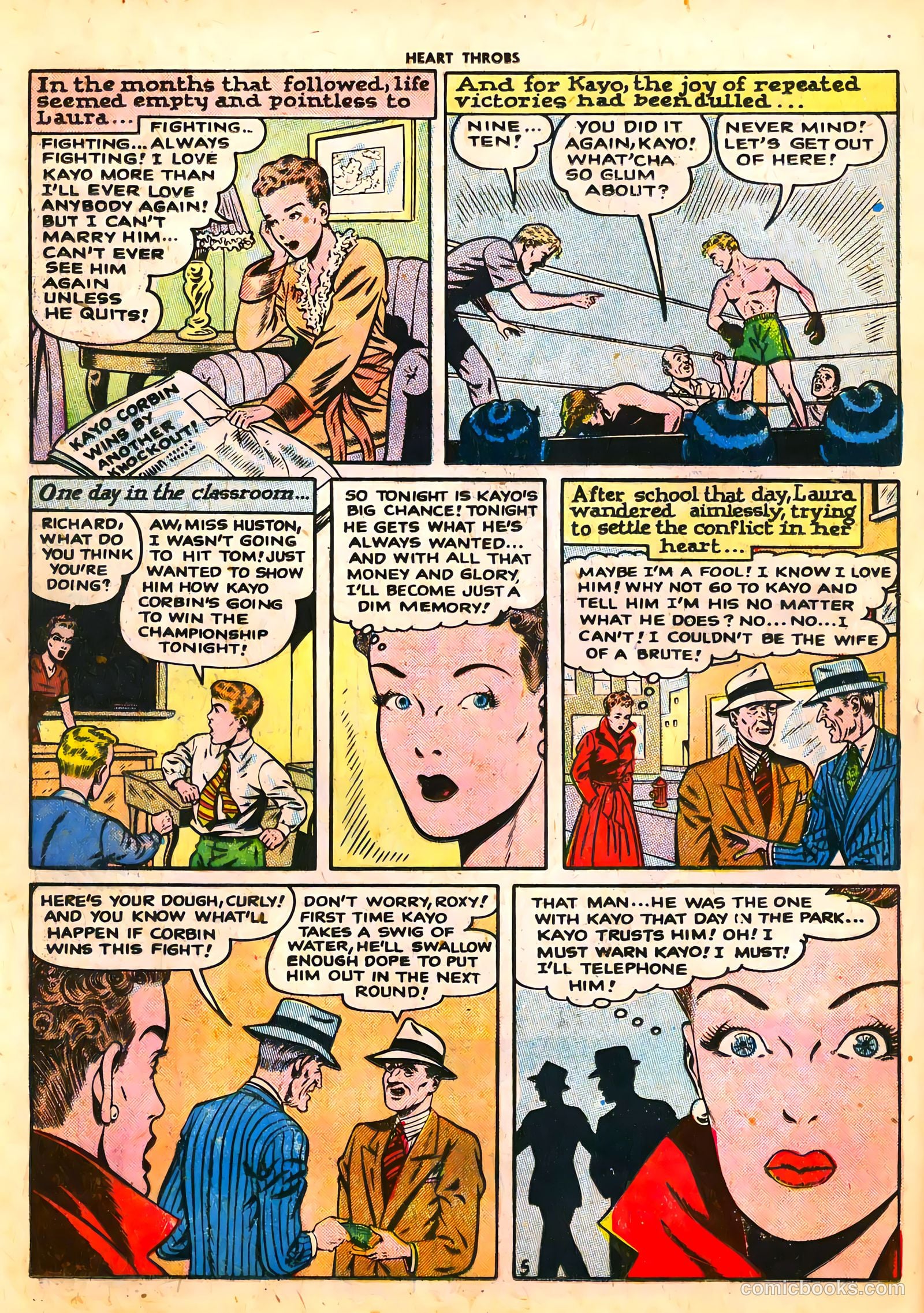 Heart Throbs #1 (1949) — page 16 of 36