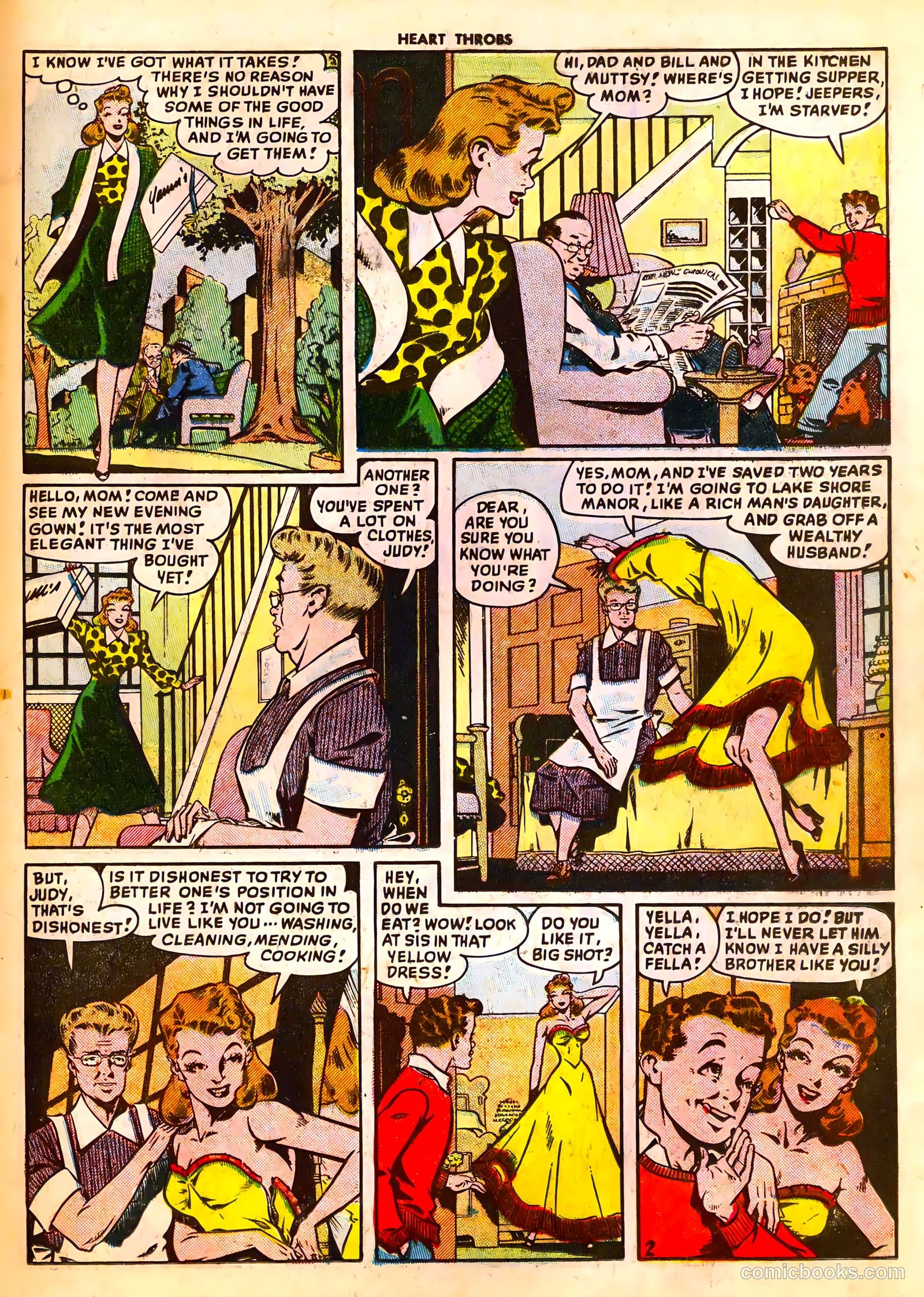 Heart Throbs #1 (1949) — page 19 of 36