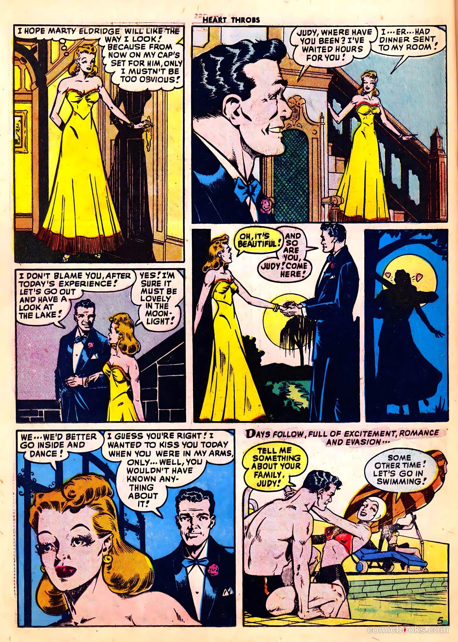 Heart Throbs #1 (1949) — page 22 of 36