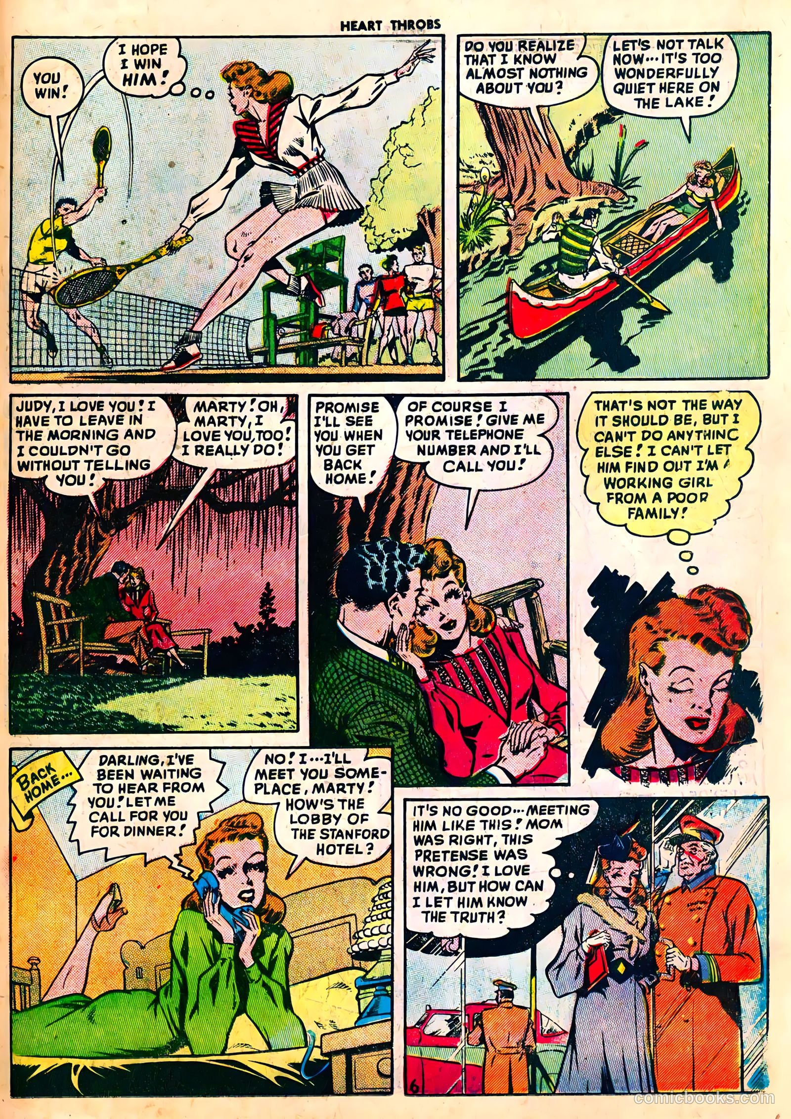 Heart Throbs #1 (1949) — page 23 of 36