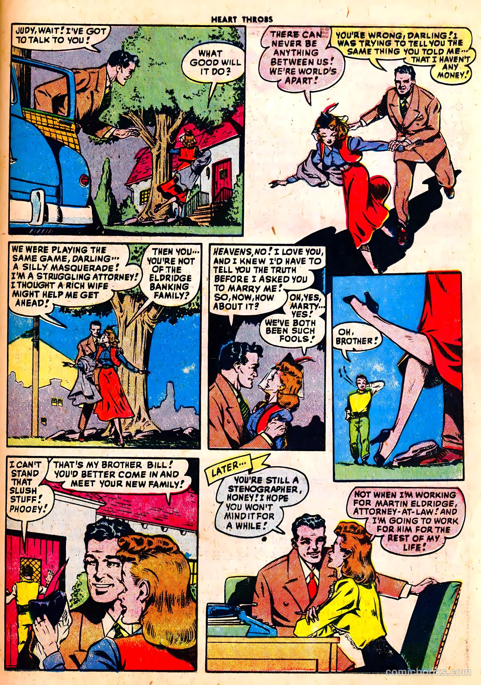 Heart Throbs #1 (1949) — page 25 of 36