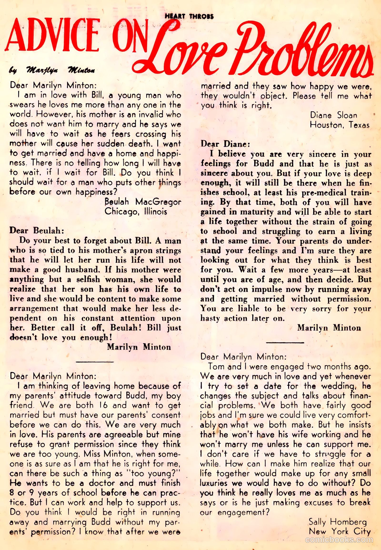 Heart Throbs #1 (1949) — page 26 of 36