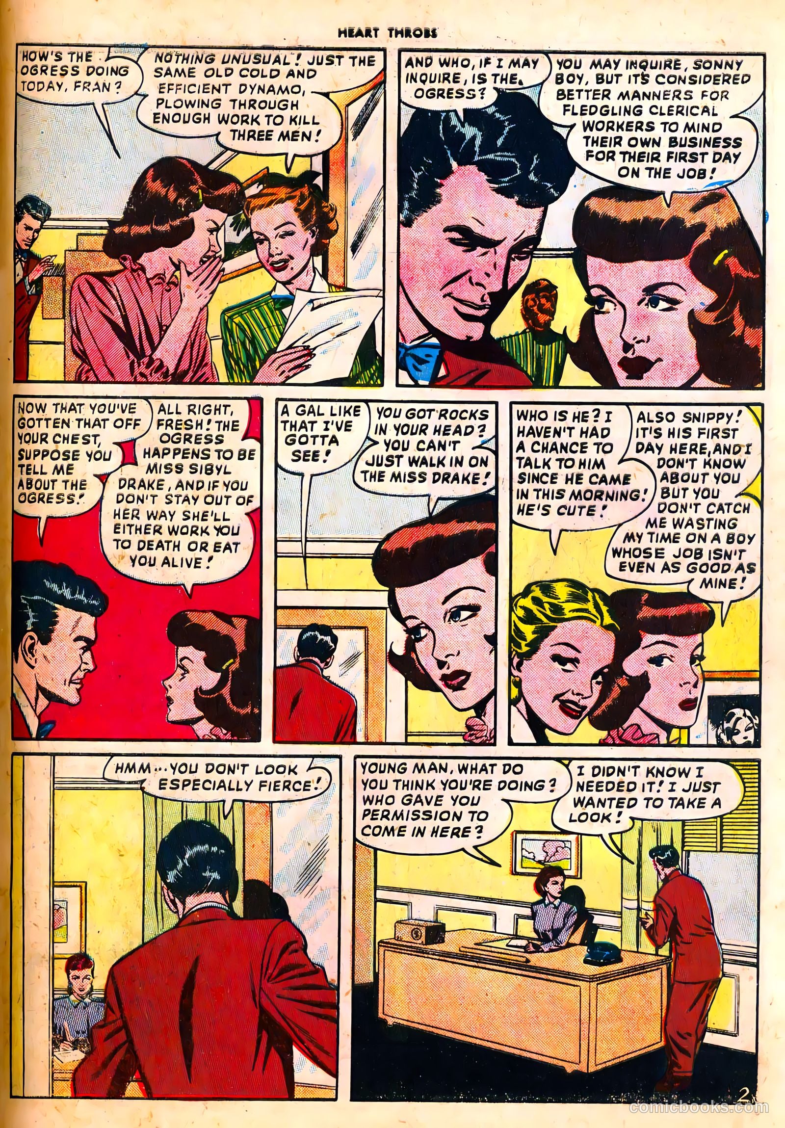 Heart Throbs #1 (1949) — page 29 of 36