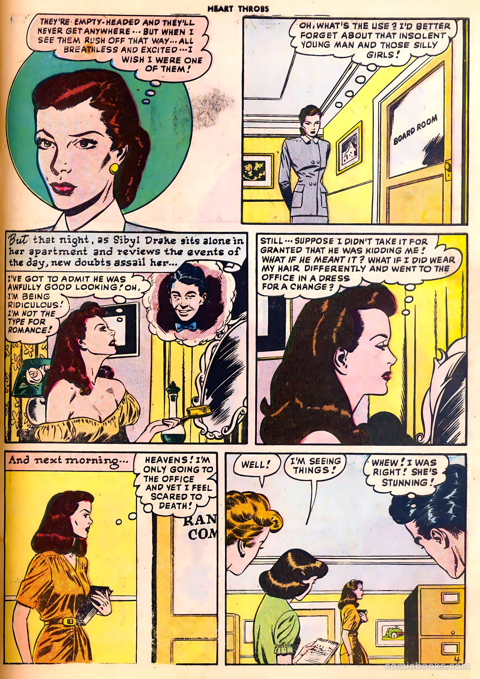Heart Throbs #1 (1949) — page 31 of 36
