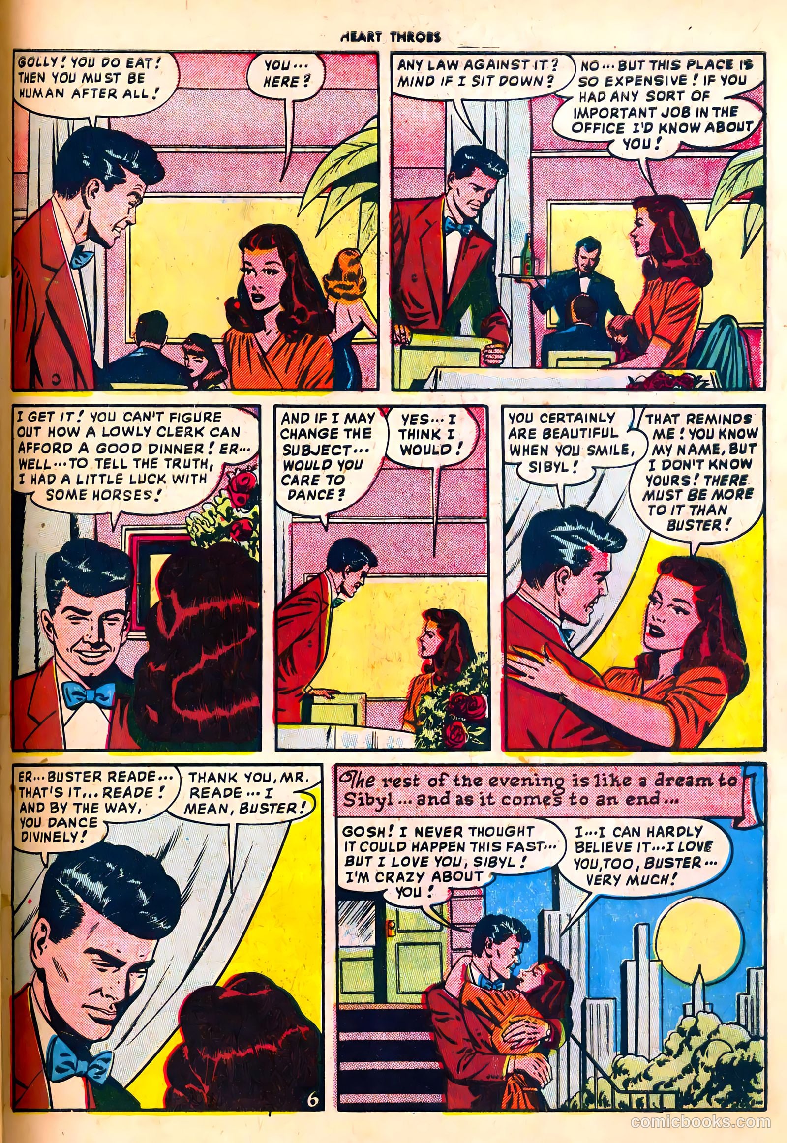 Heart Throbs #1 (1949) — page 33 of 36