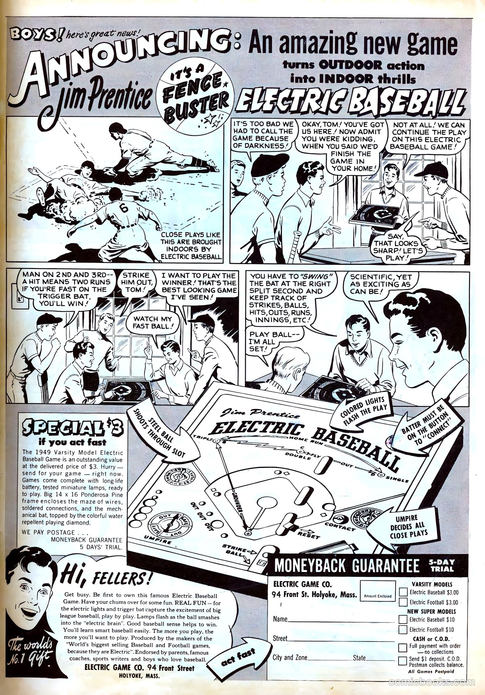 Heart Throbs #1 (1949) — page 35 of 36