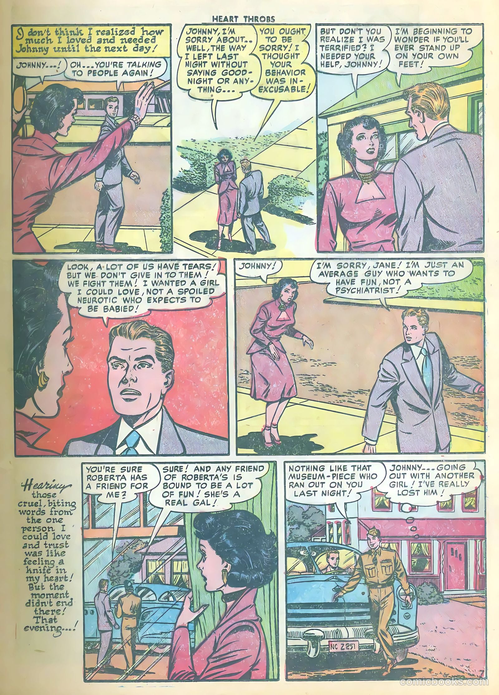 Heart Throbs #10 (1952) — page 9 of 36