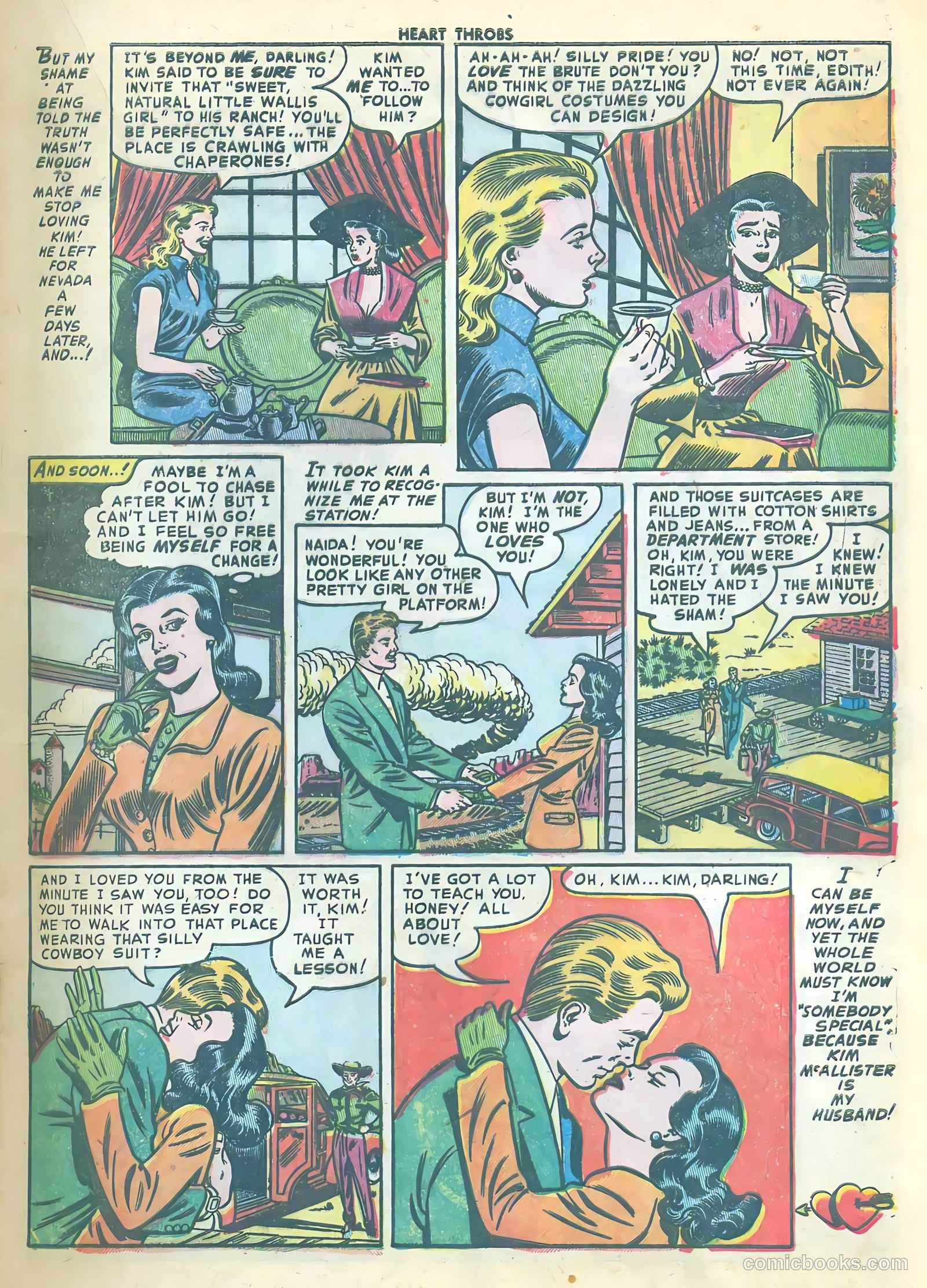 Heart Throbs #10 (1952) — page 17 of 36