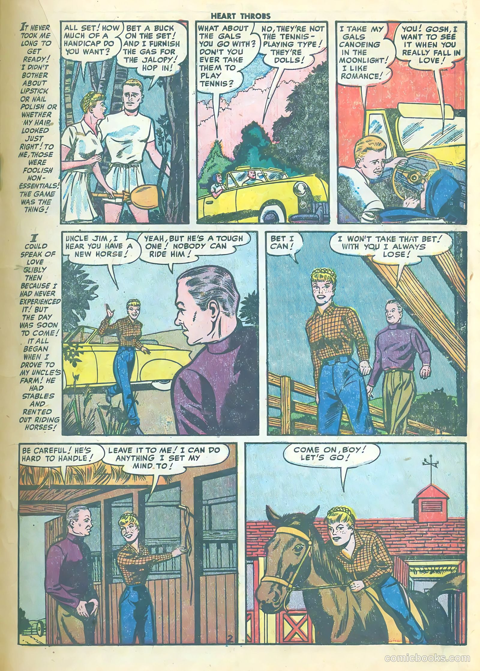 Heart Throbs #10 (1952) — page 19 of 36