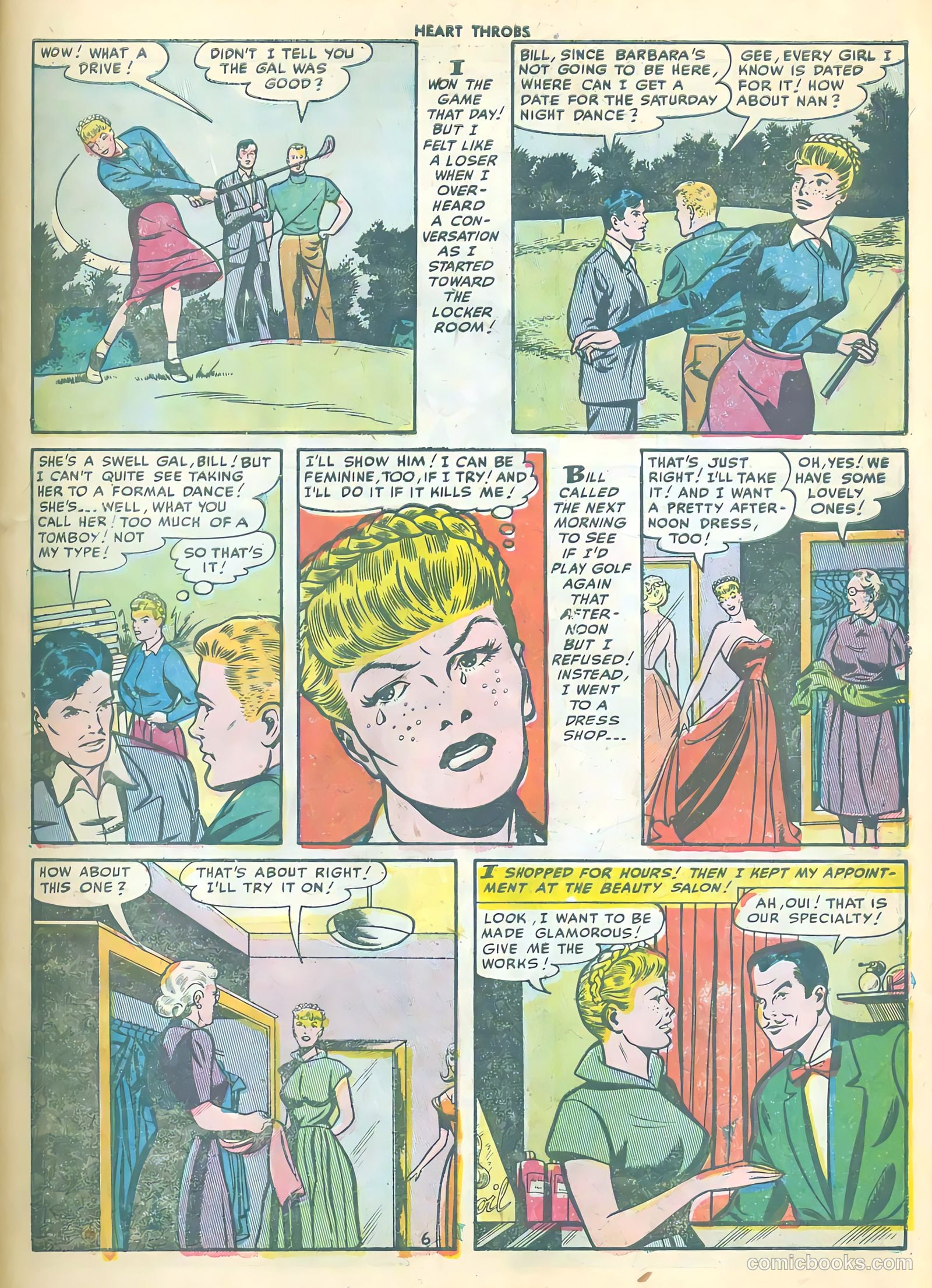 Heart Throbs #10 (1952) — page 23 of 36