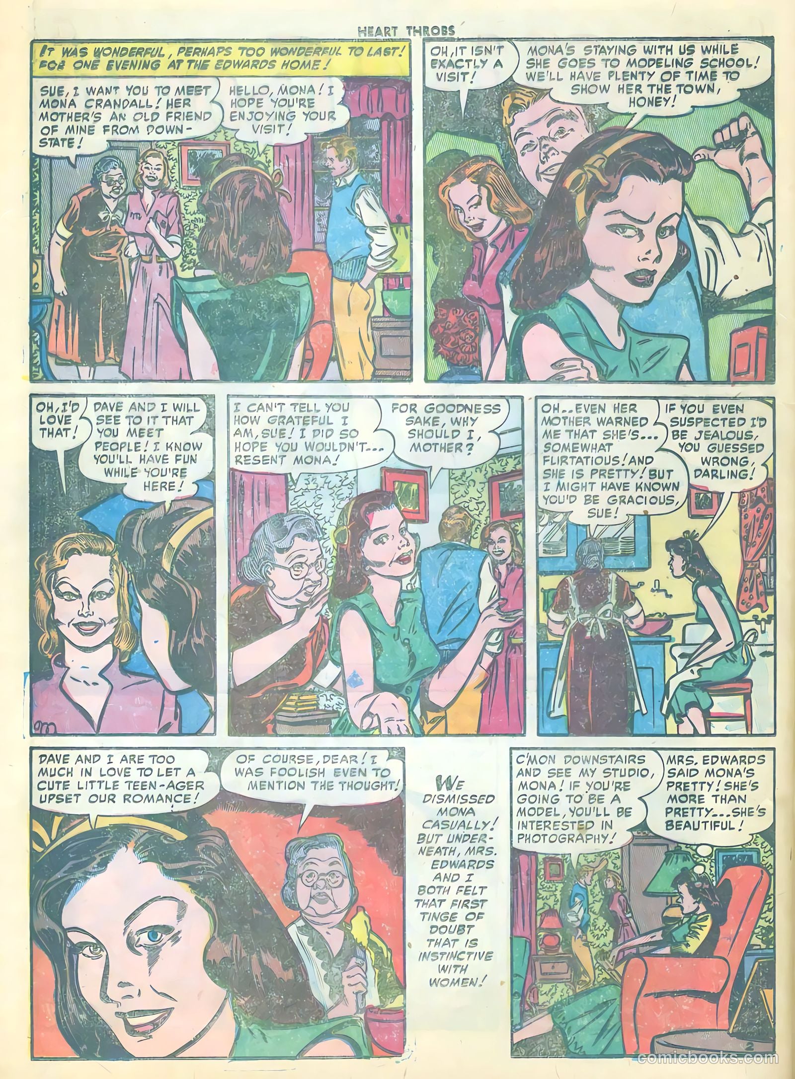 Heart Throbs #10 (1952) — page 28 of 36