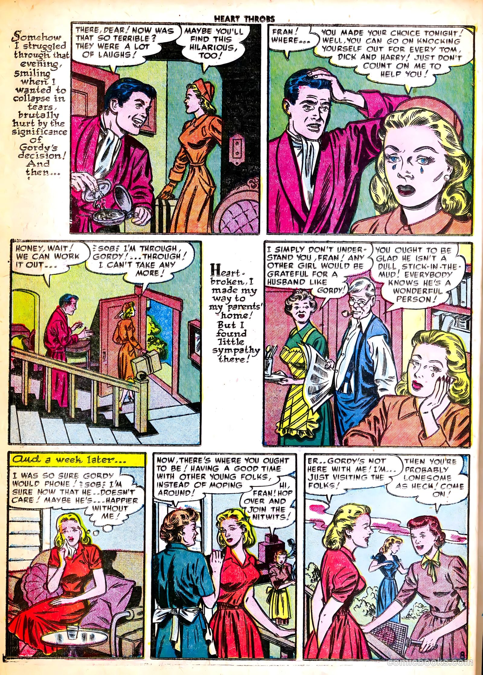 Heart Throbs #11 (1952) — page 10 of 36