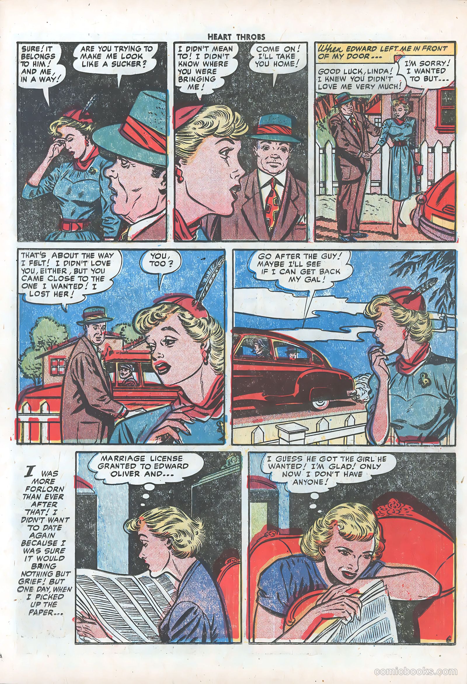 Heart Throbs #12 (1952) — page 32 of 36