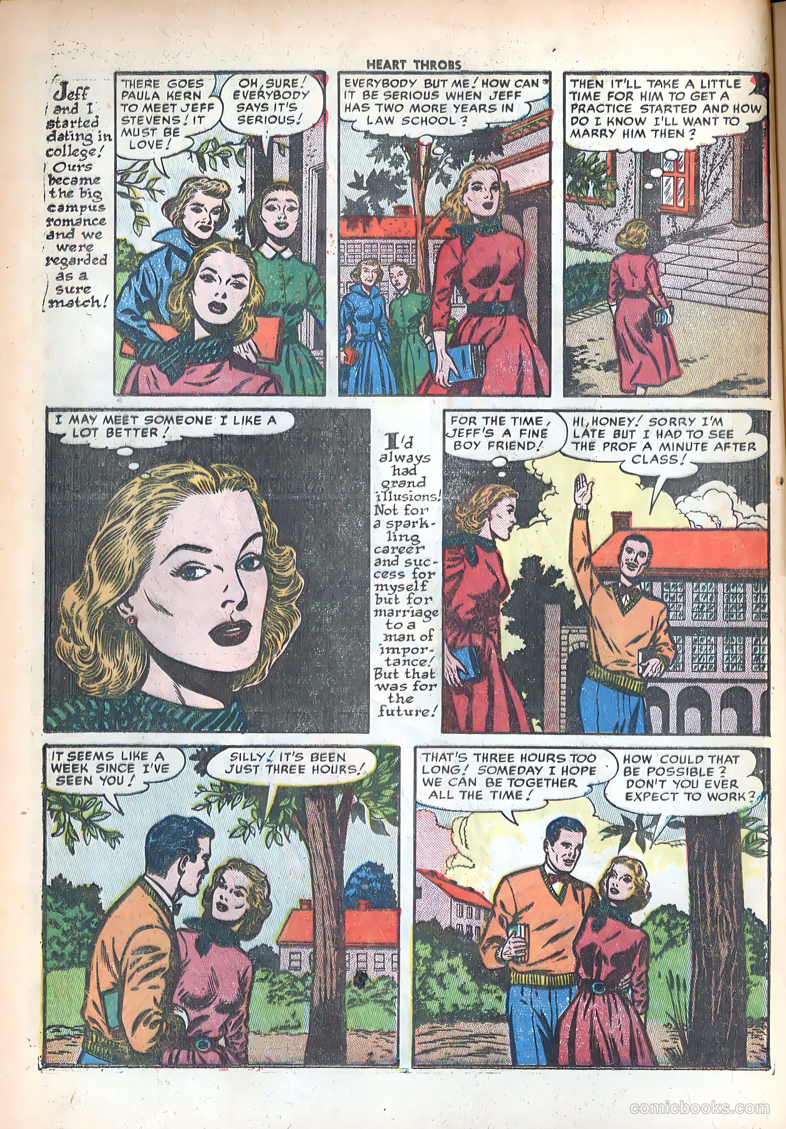 Heart Throbs #13 (1952) — page 4 of 36
