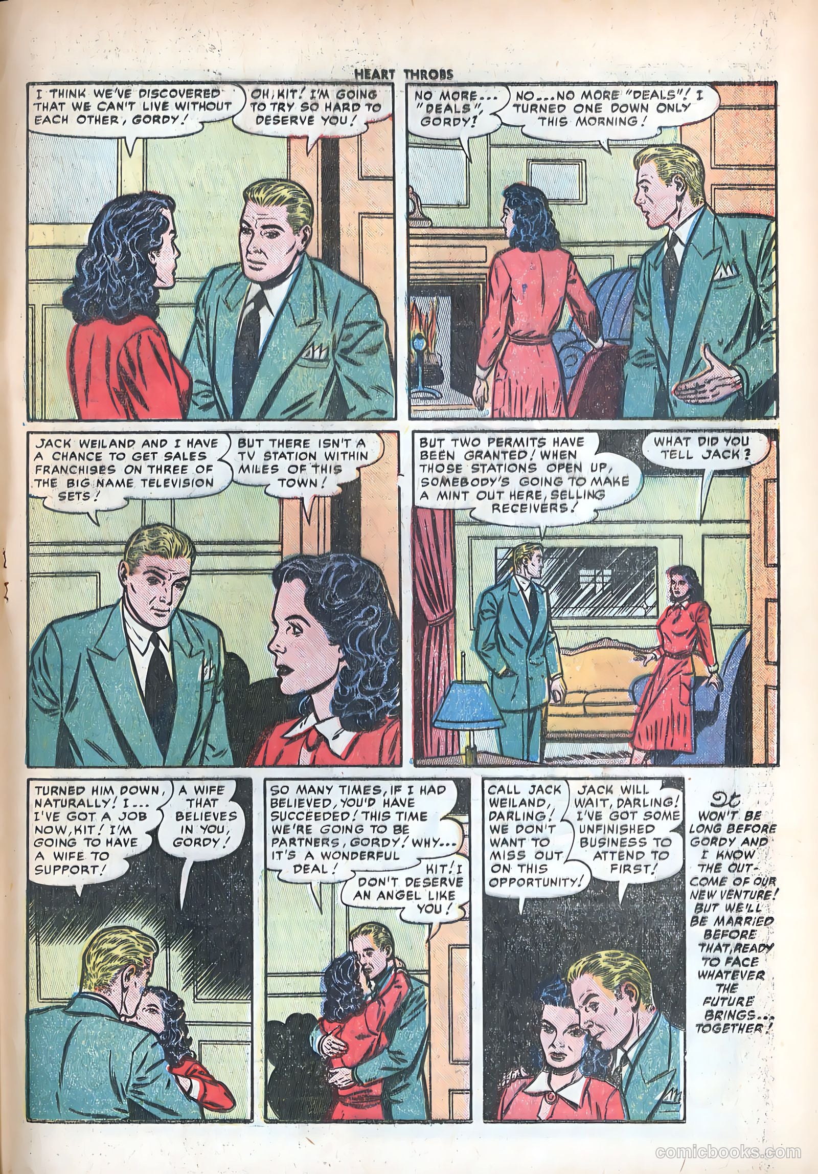 Heart Throbs #13 (1952) — page 33 of 36