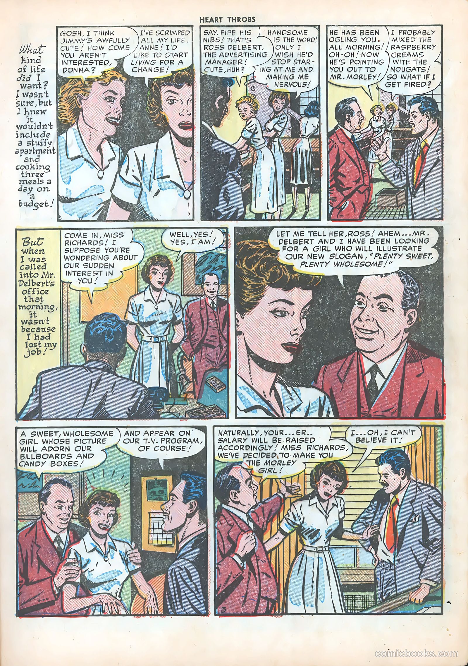Heart Throbs #14 (1952) — page 5 of 36