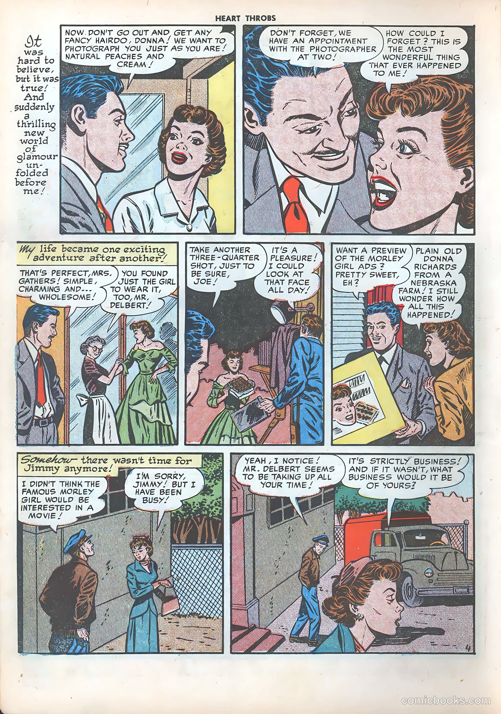 Heart Throbs #14 (1952) — page 6 of 36