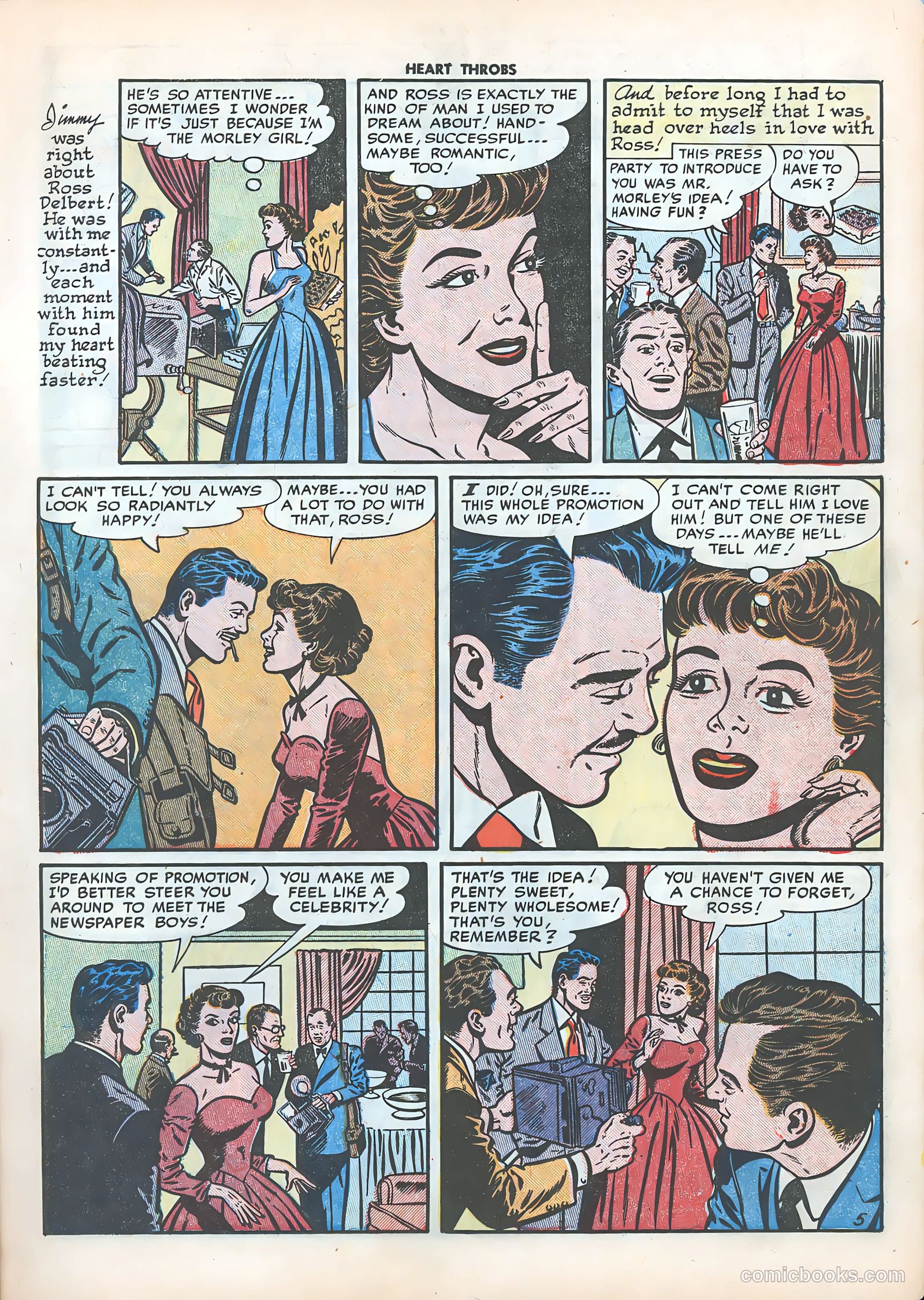 Heart Throbs #14 (1952) — page 7 of 36