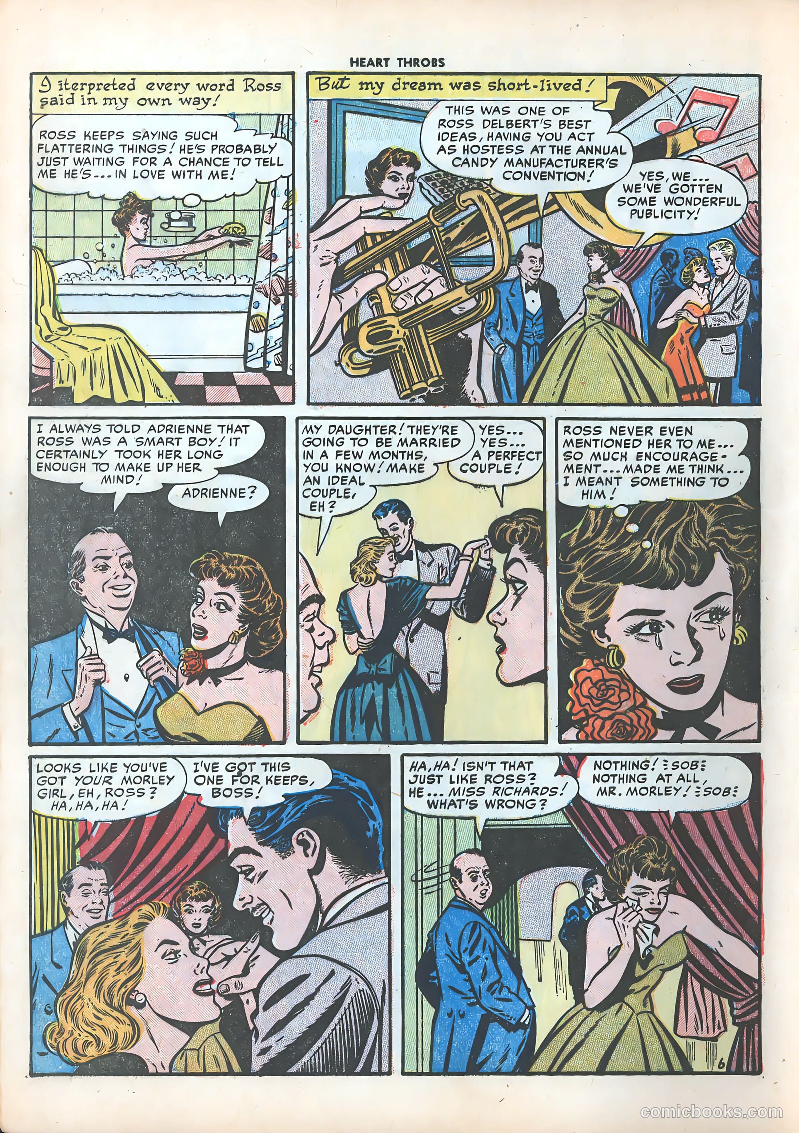 Heart Throbs #14 (1952) — page 8 of 36
