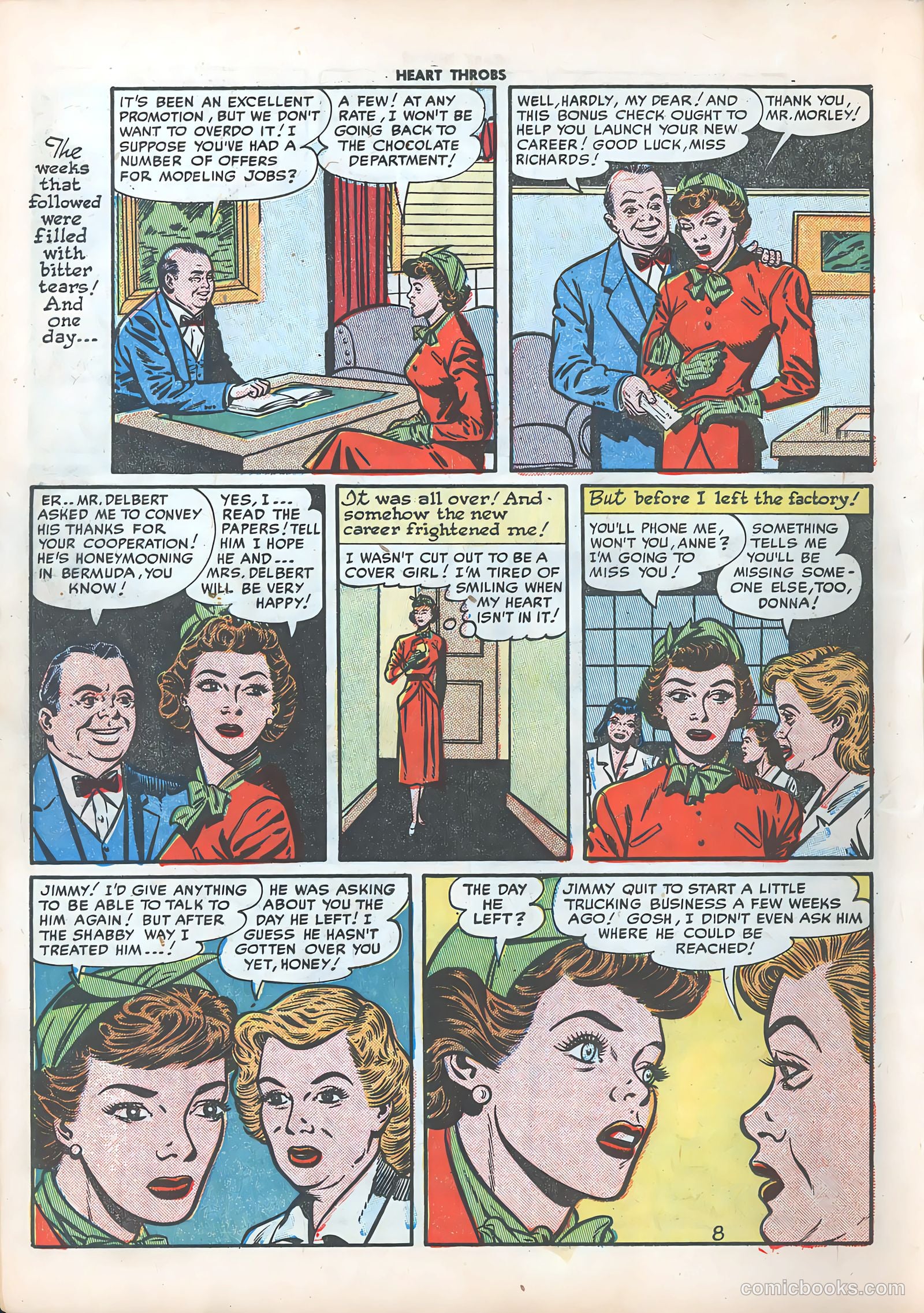 Heart Throbs #14 (1952) — page 10 of 36