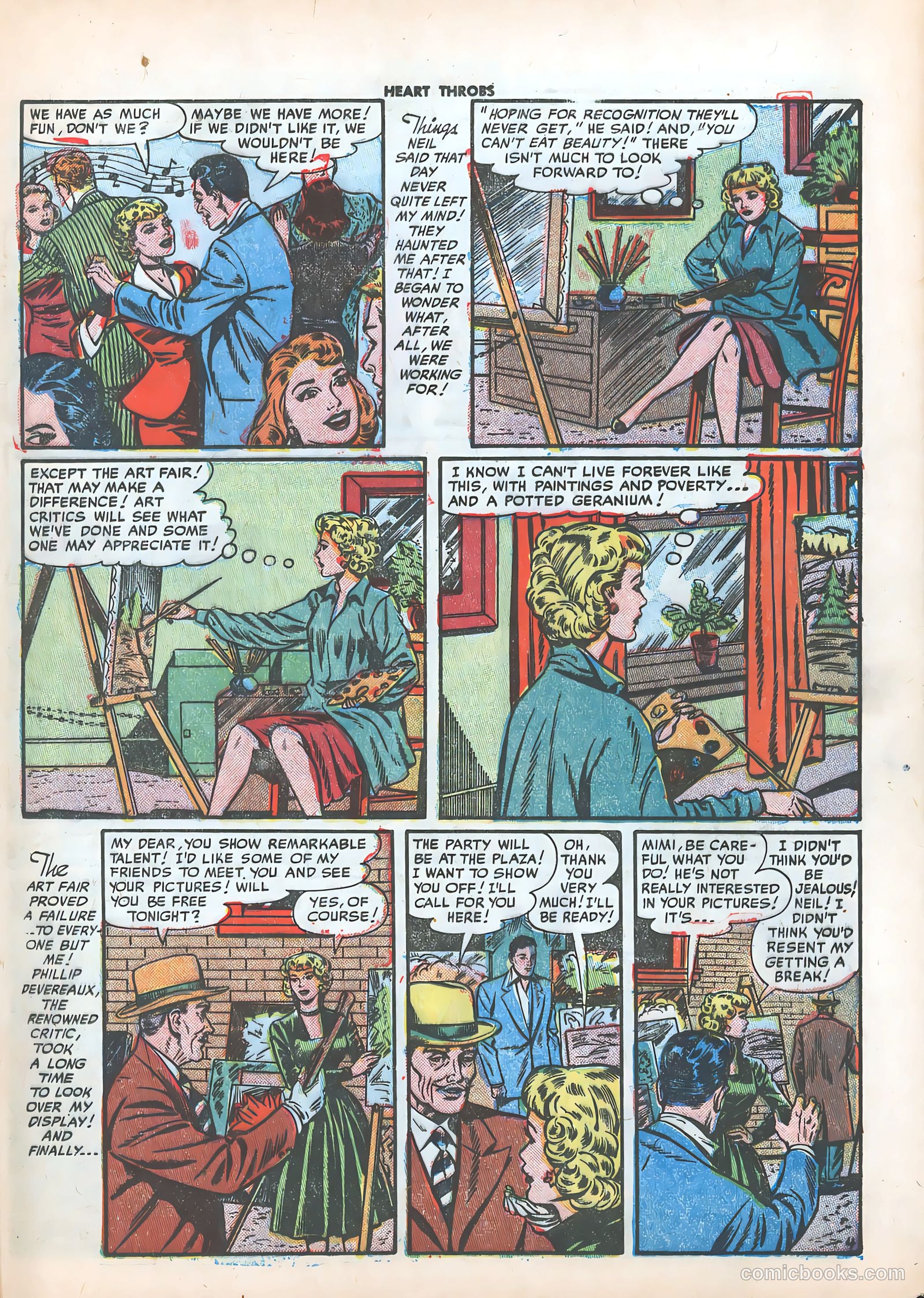 Heart Throbs #14 (1952) — page 21 of 36
