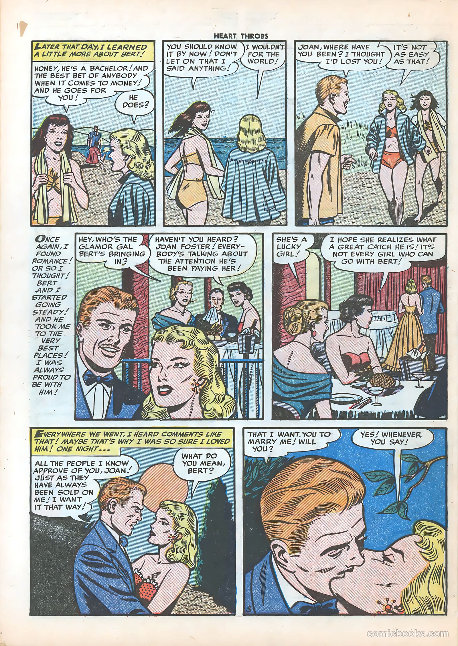 Heart Throbs #14 (1952) — page 30 of 36