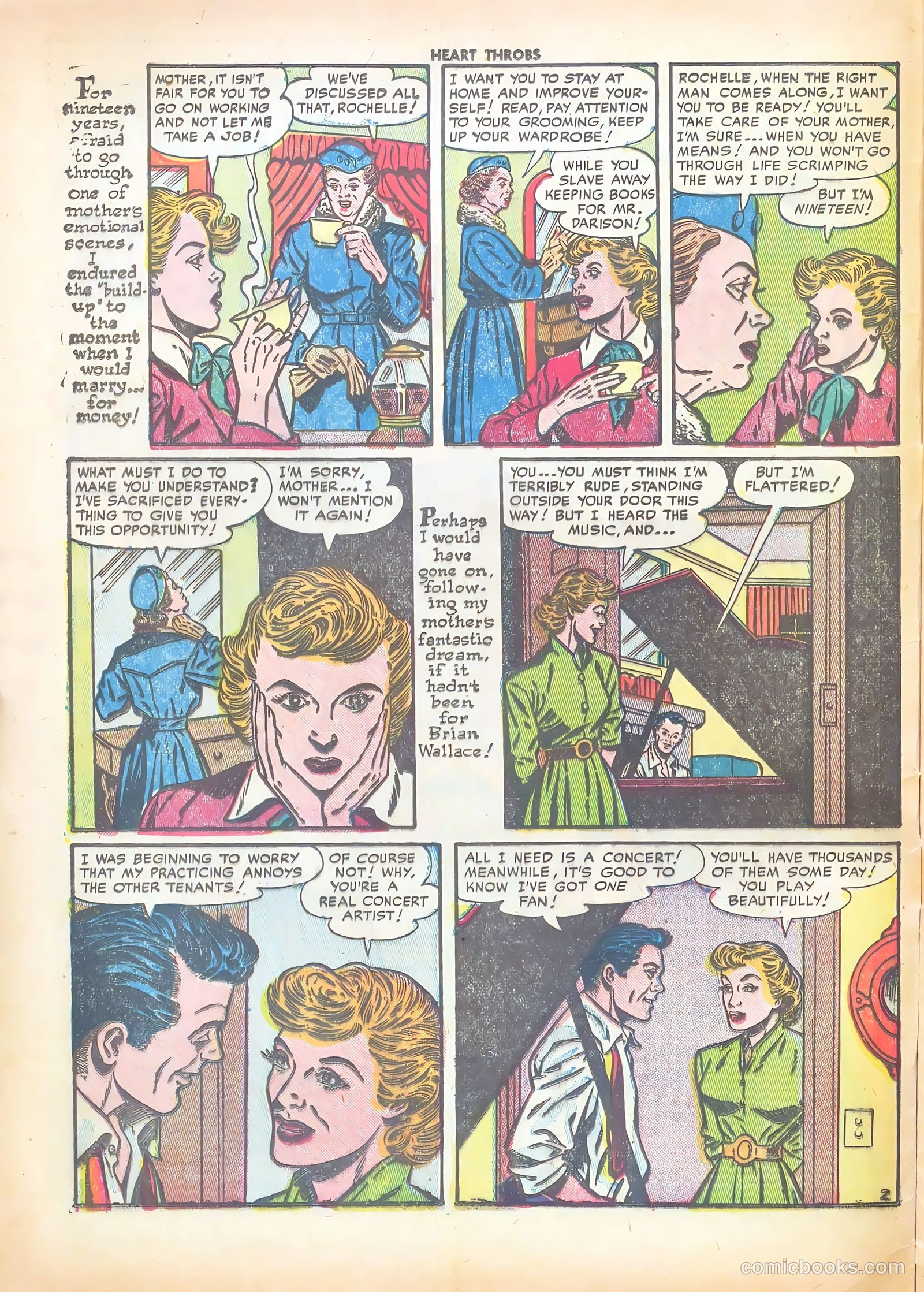 Heart Throbs #15 (1952) — page 4 of 36