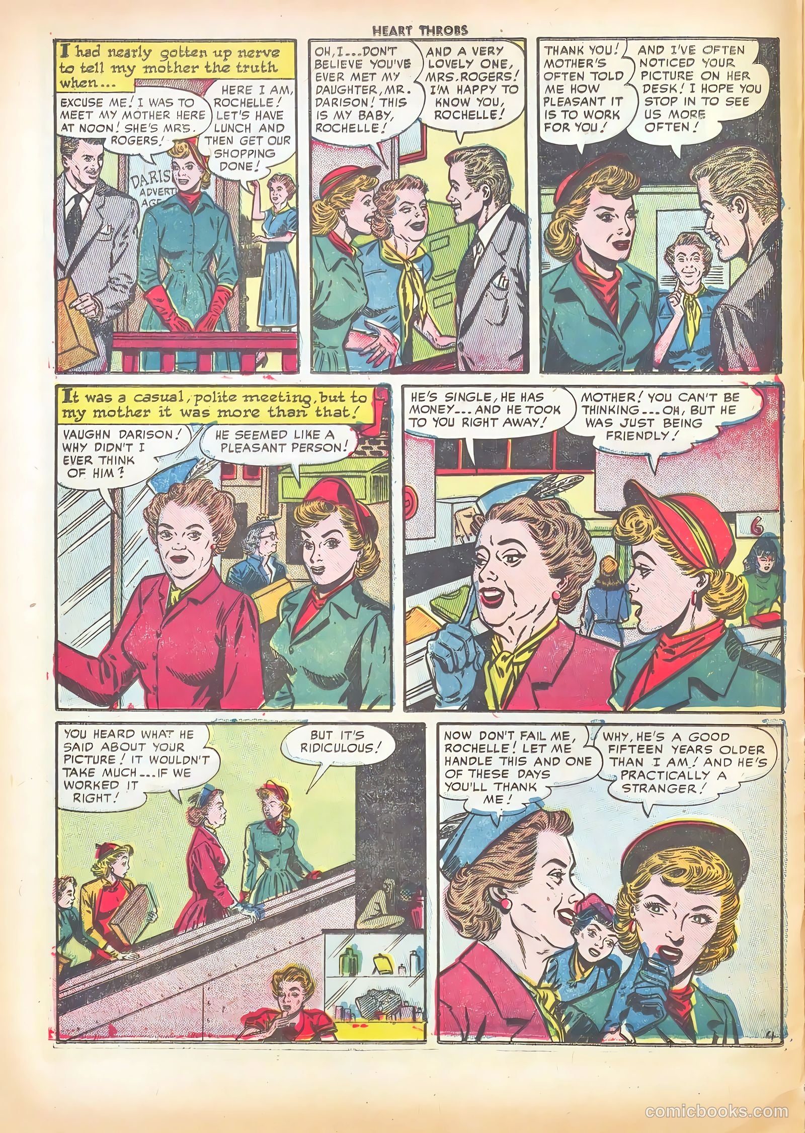 Heart Throbs #15 (1952) — page 6 of 36