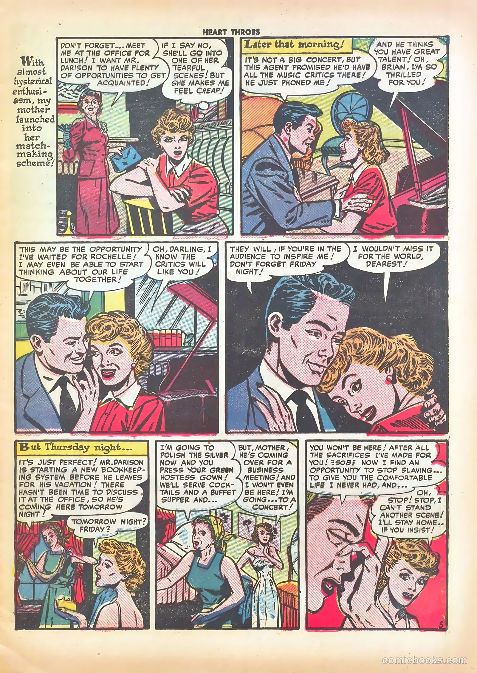 Heart Throbs #15 (1952) — page 7 of 36