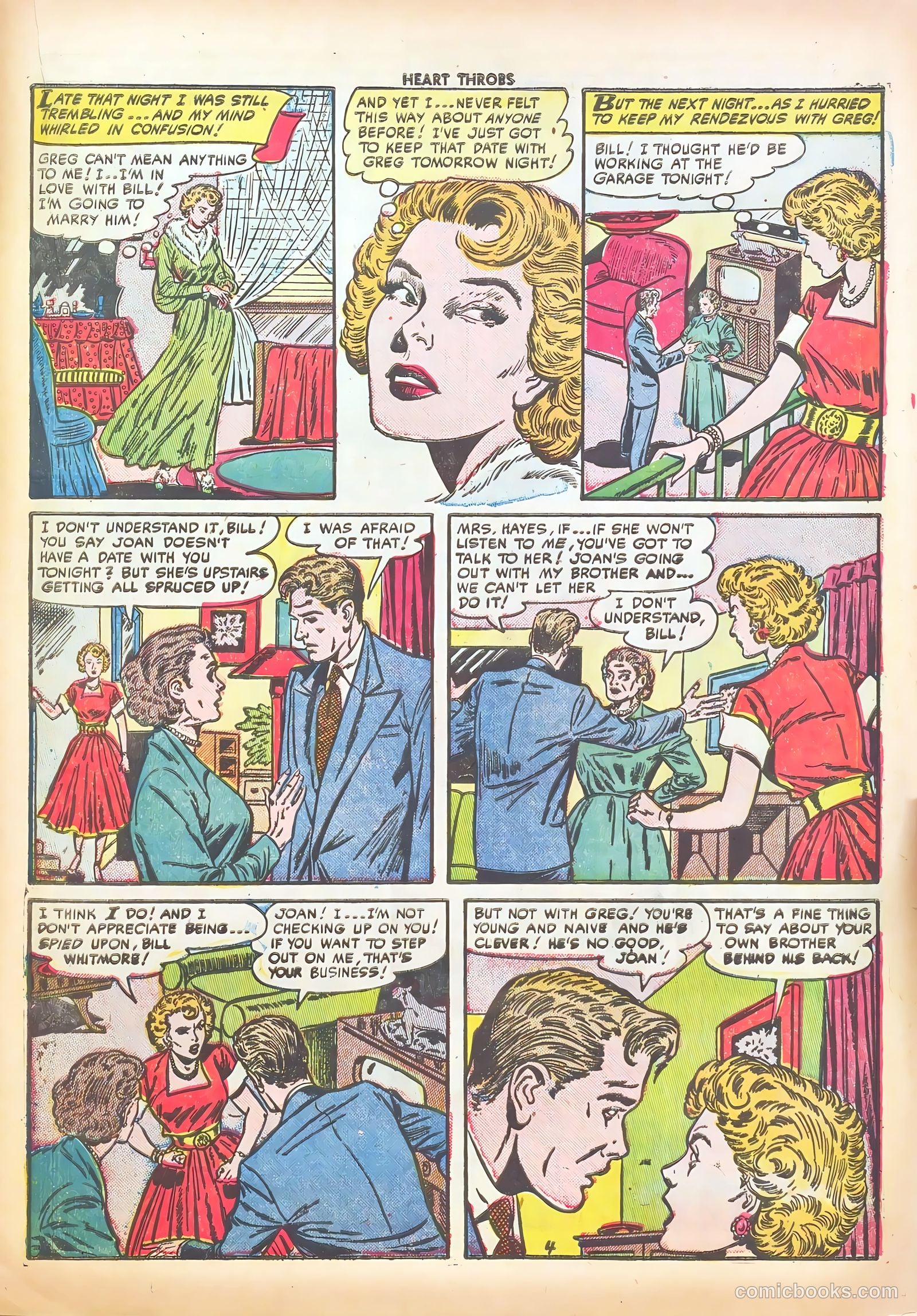 Heart Throbs #15 (1952) — page 21 of 36