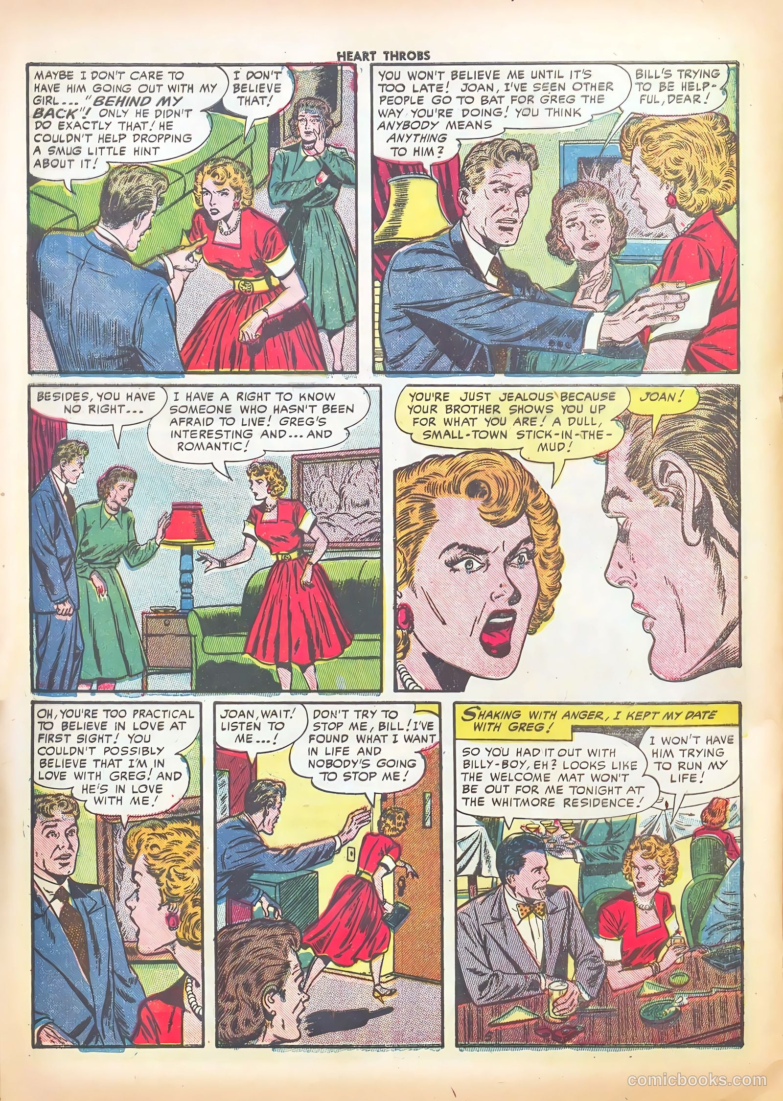 Heart Throbs #15 (1952) — page 22 of 36
