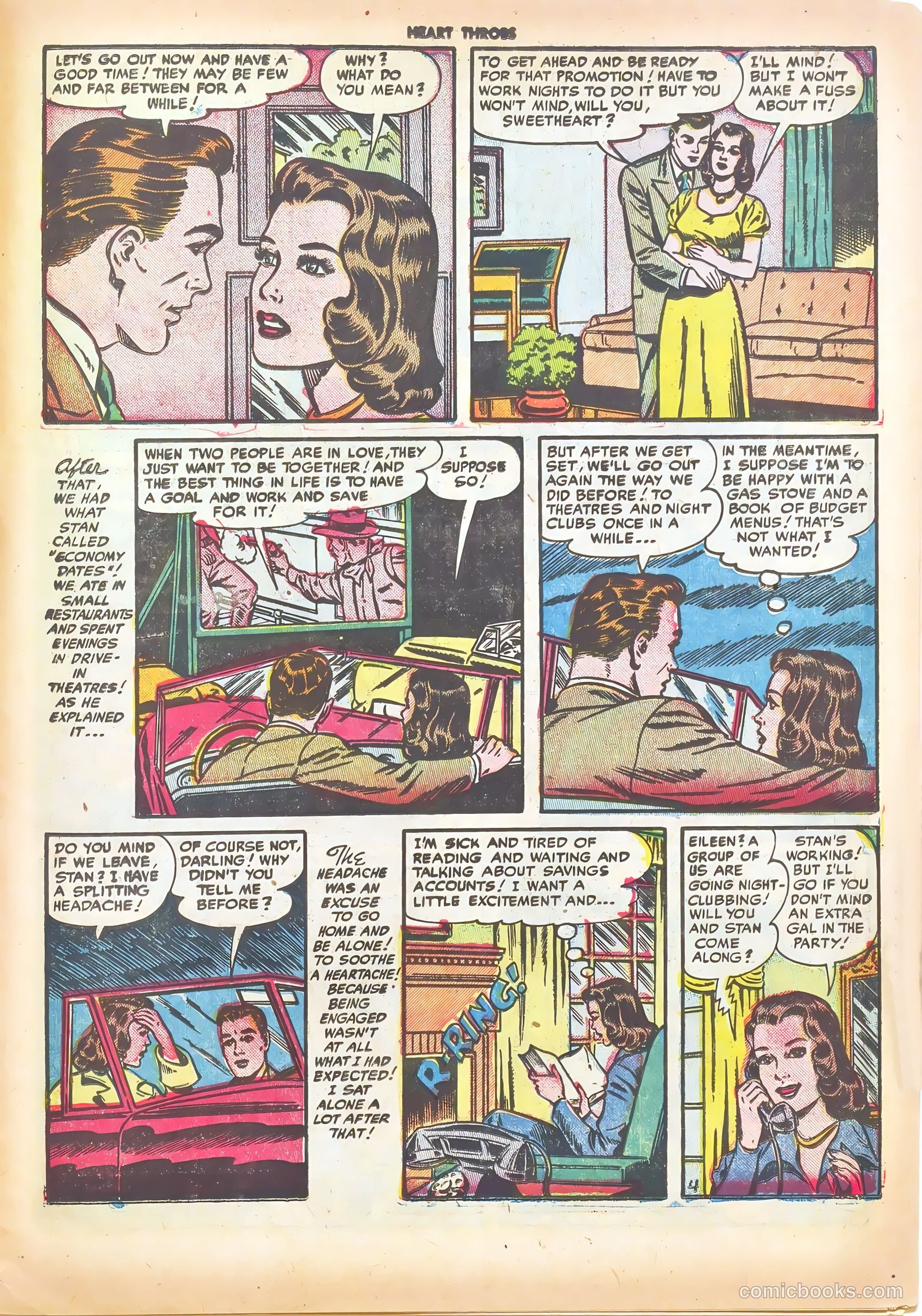 Heart Throbs #15 (1952) — page 29 of 36