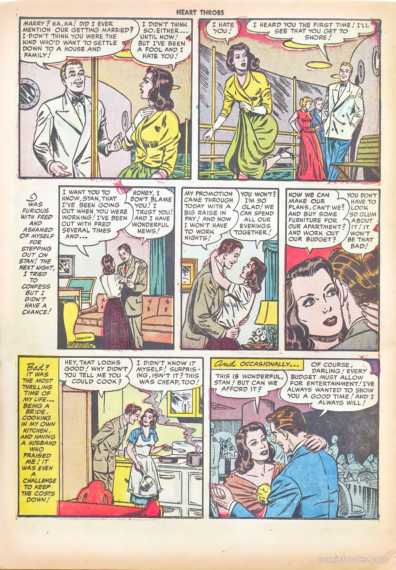 Heart Throbs #15 (1952) — page 32 of 36
