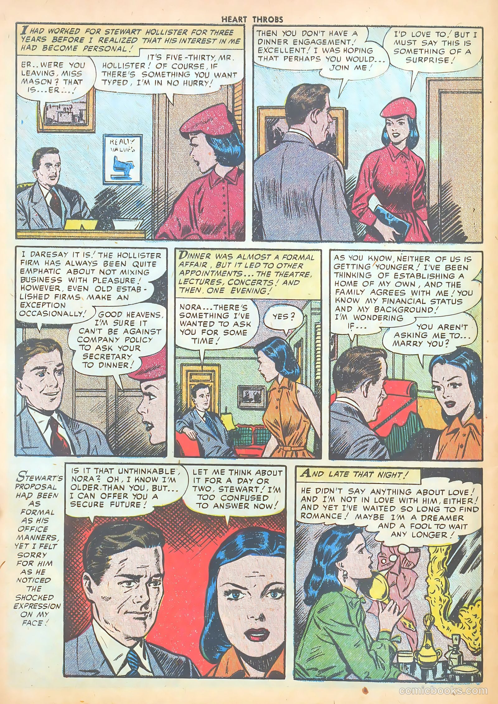 Heart Throbs #16 (1952) — page 4 of 37