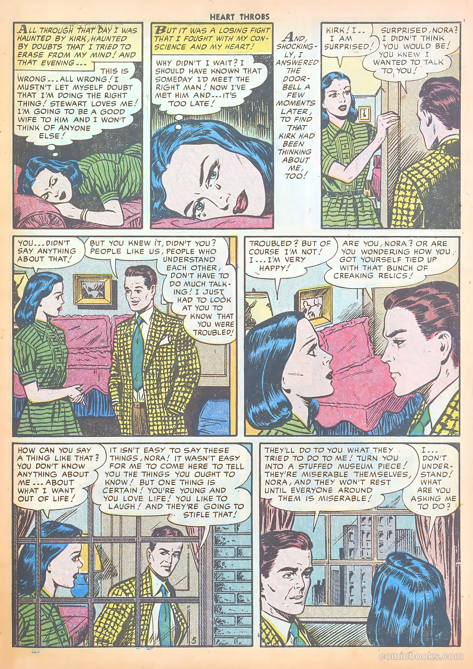 Heart Throbs #16 (1952) — page 7 of 37